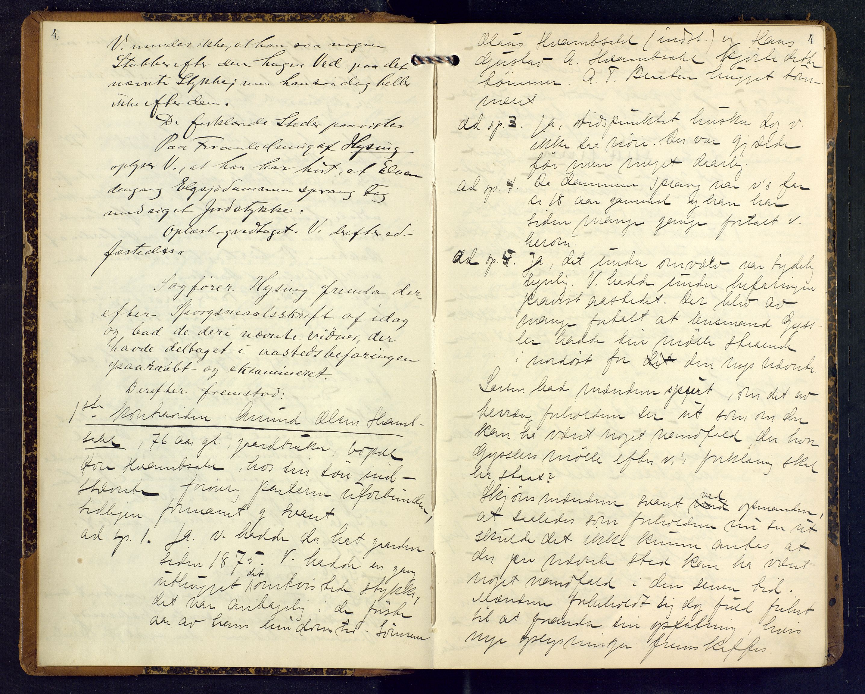 Numedal og Sandsvær sorenskriveri, AV/SAKO-A-128/F/Fc/Fca/L0015: Ekstrarettsprotokoll, 1911-1914, p. 4