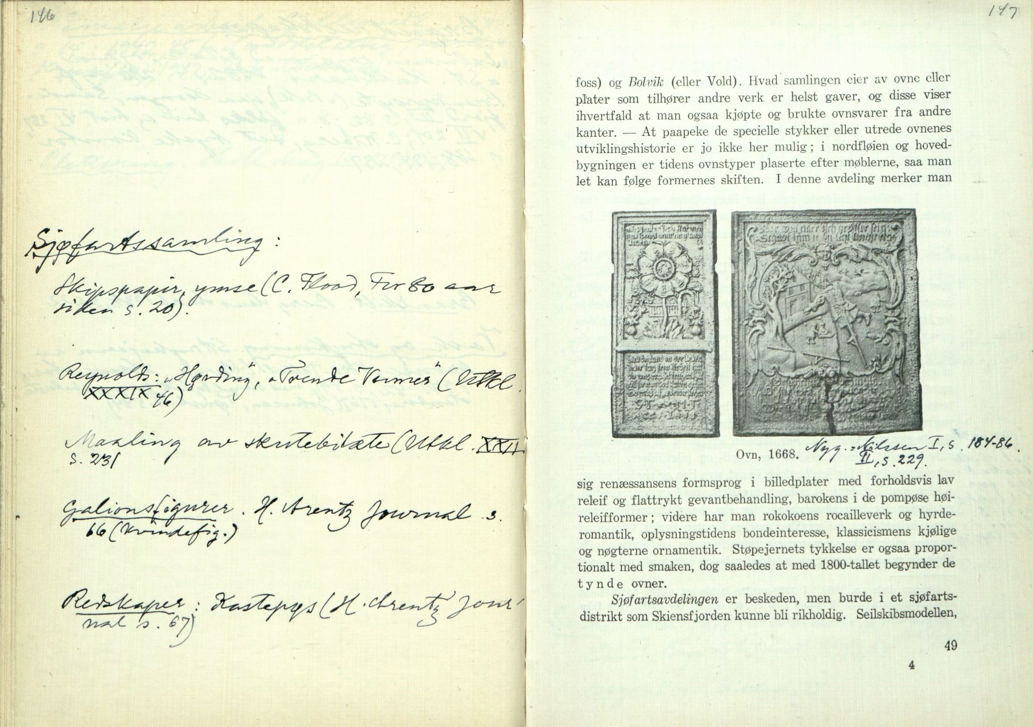 Rikard Berge, TEMU/TGM-A-1003/H/L0097: 97: Utklypp. Register ll, 1927, p. 146-147