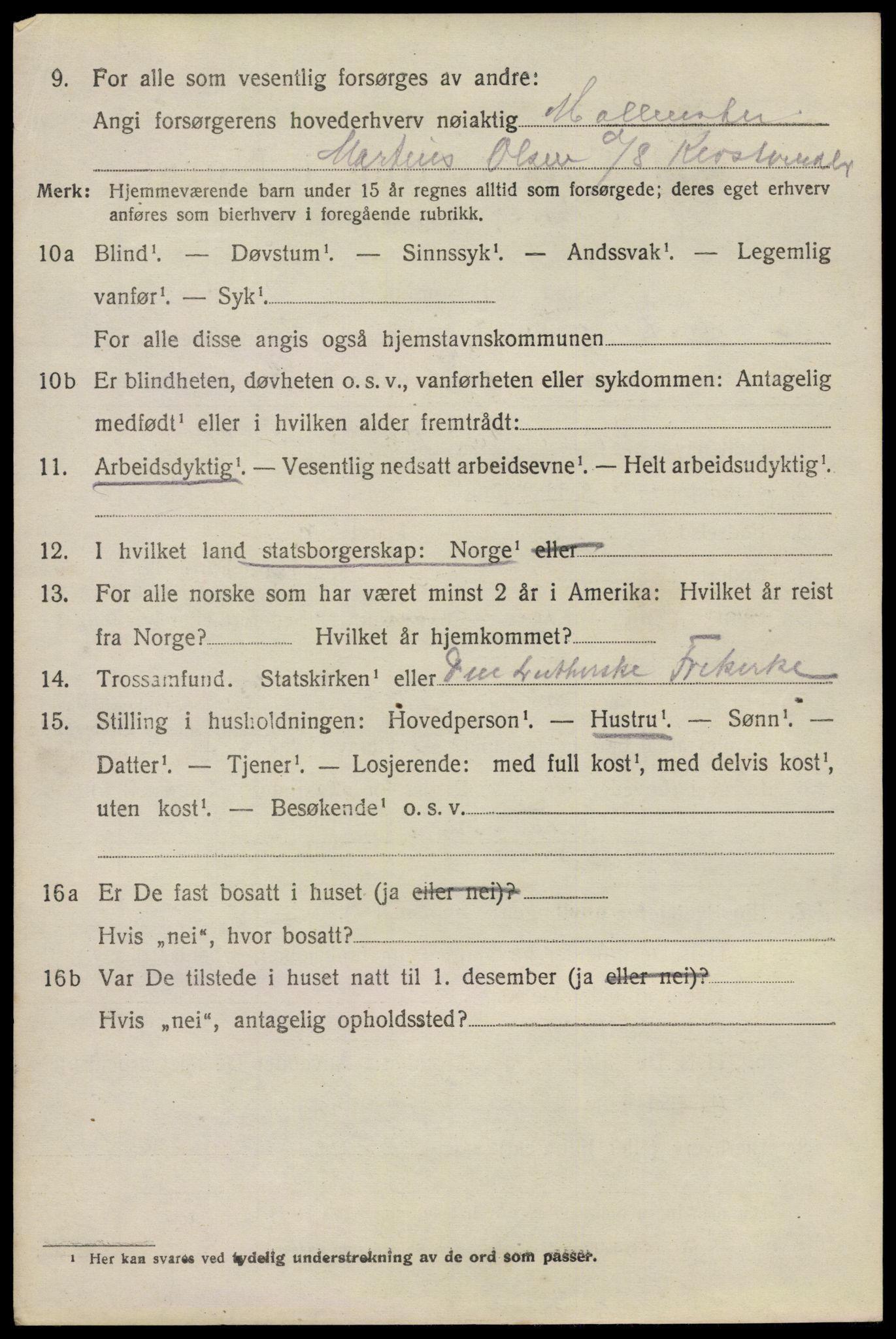 SAO, 1920 census for Rygge, 1920, p. 2946