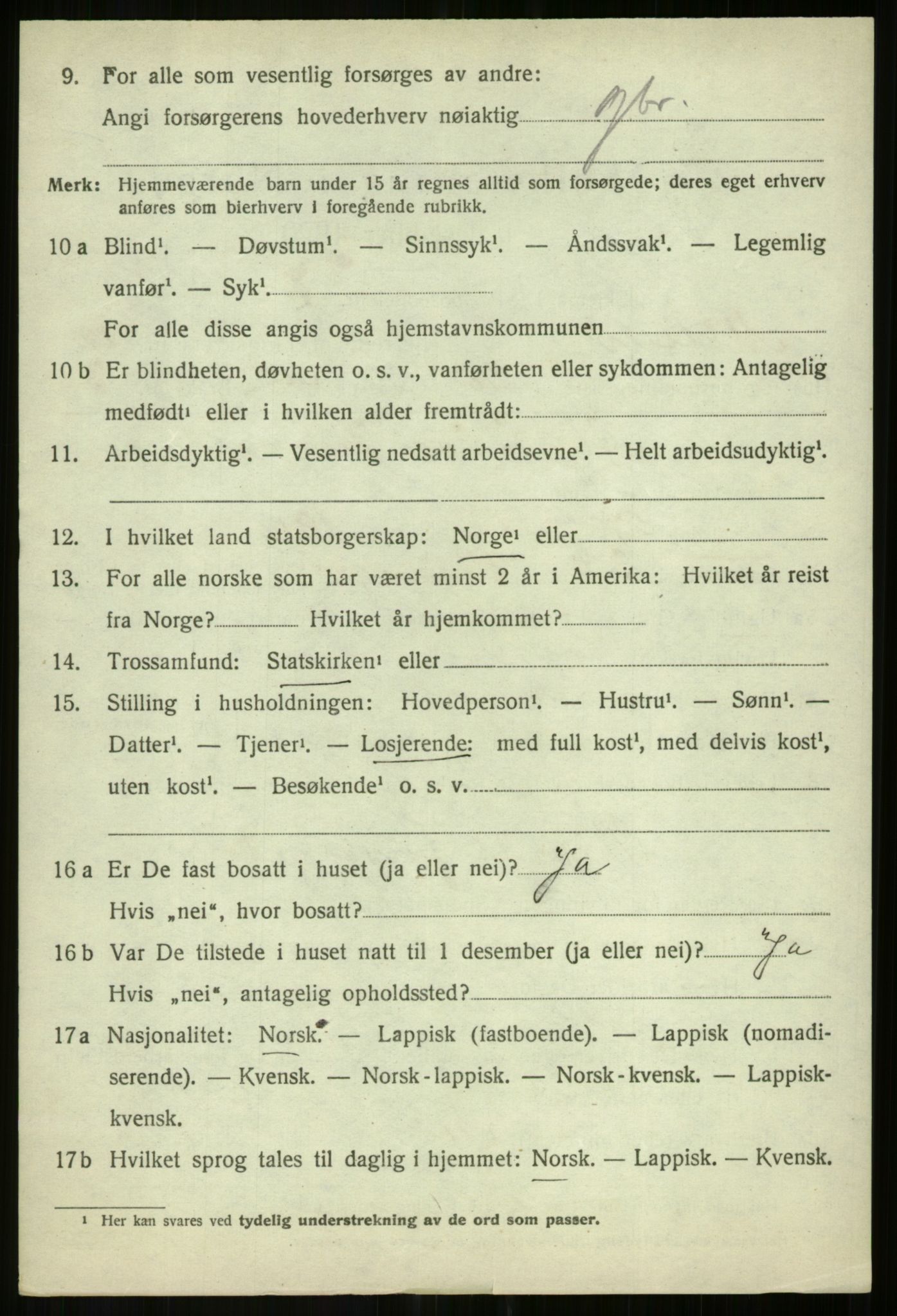 SATØ, 1920 census for Målselv, 1920, p. 6724