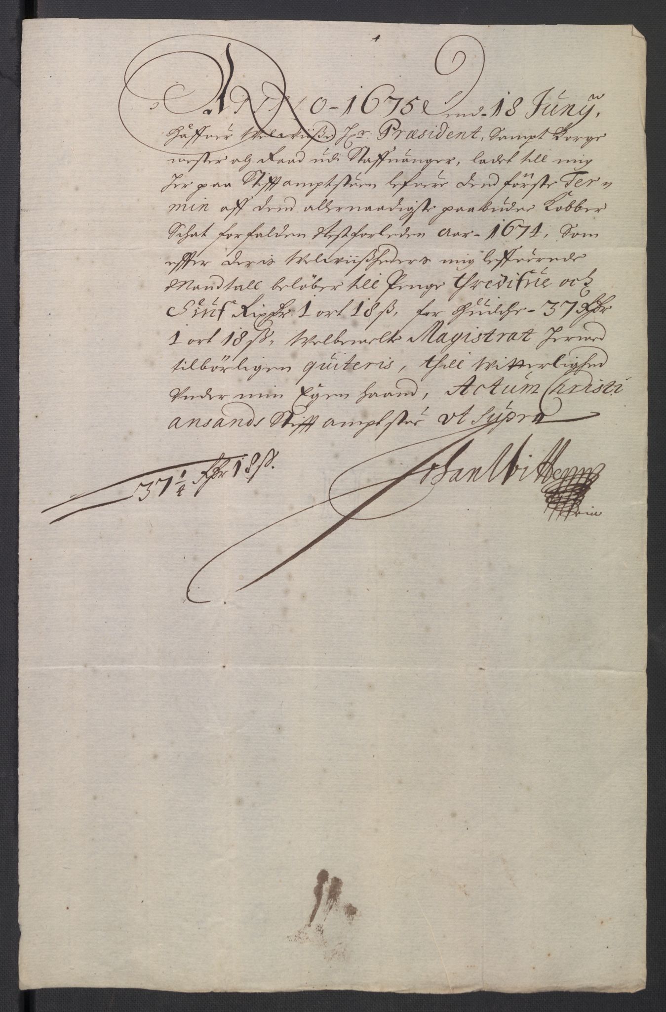 Rentekammeret inntil 1814, Reviderte regnskaper, Byregnskaper, RA/EA-4066/R/Ro/L0300: [O3] Kontribusjonsregnskap, 1661-1678, p. 182