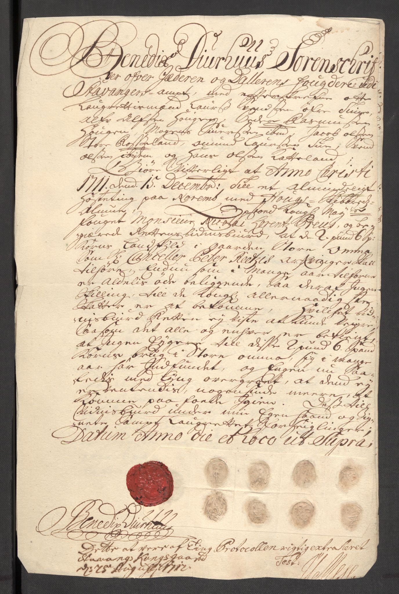 Rentekammeret inntil 1814, Reviderte regnskaper, Fogderegnskap, AV/RA-EA-4092/R46/L2735: Fogderegnskap Jæren og Dalane, 1711, p. 201