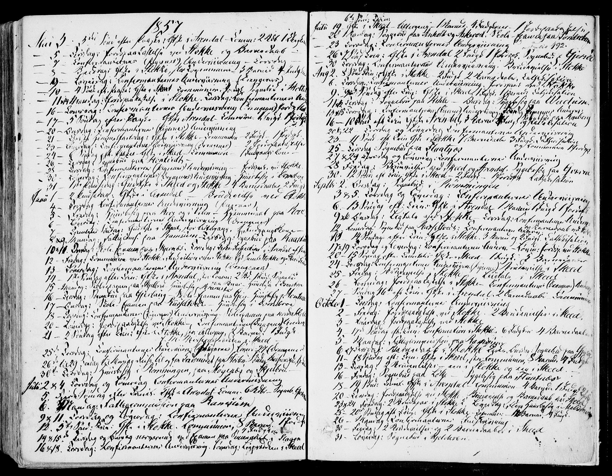 Stokke kirkebøker, AV/SAKO-A-320/F/Fa/L0007: Parish register (official) no. I 7, 1844-1857, p. 492