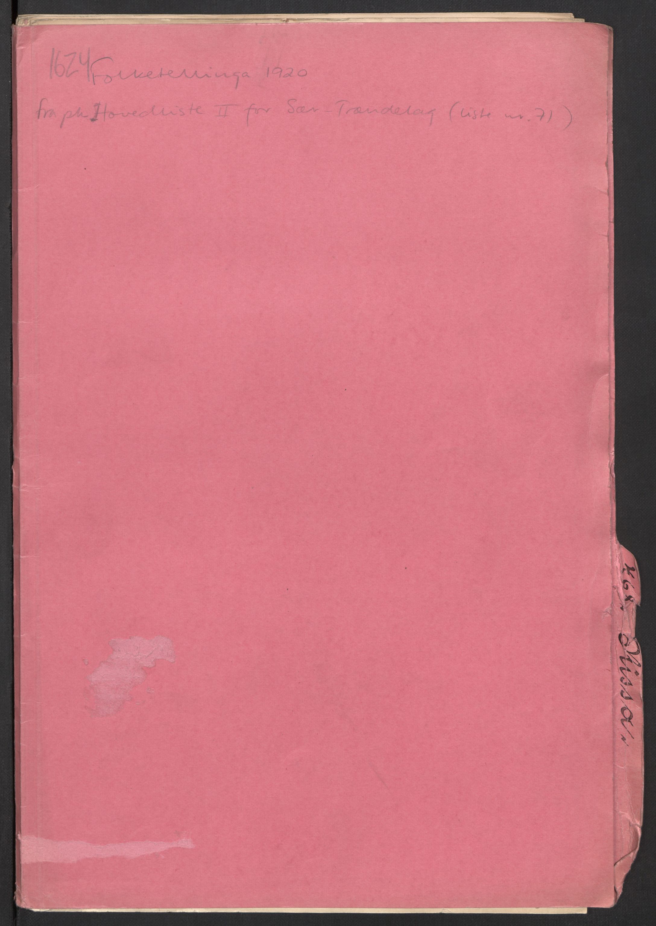 SAT, 1920 census for Rissa, 1920, p. 1