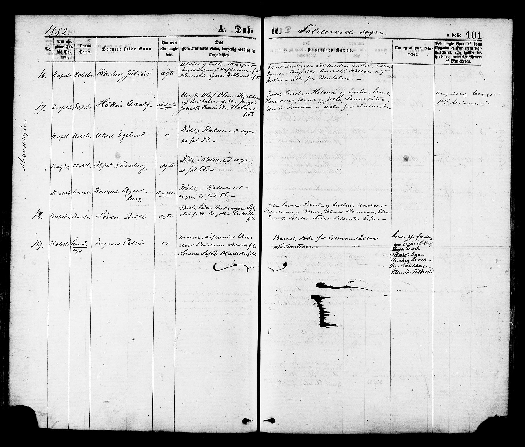 Ministerialprotokoller, klokkerbøker og fødselsregistre - Nord-Trøndelag, SAT/A-1458/780/L0642: Parish register (official) no. 780A07 /2, 1878-1885, p. 101