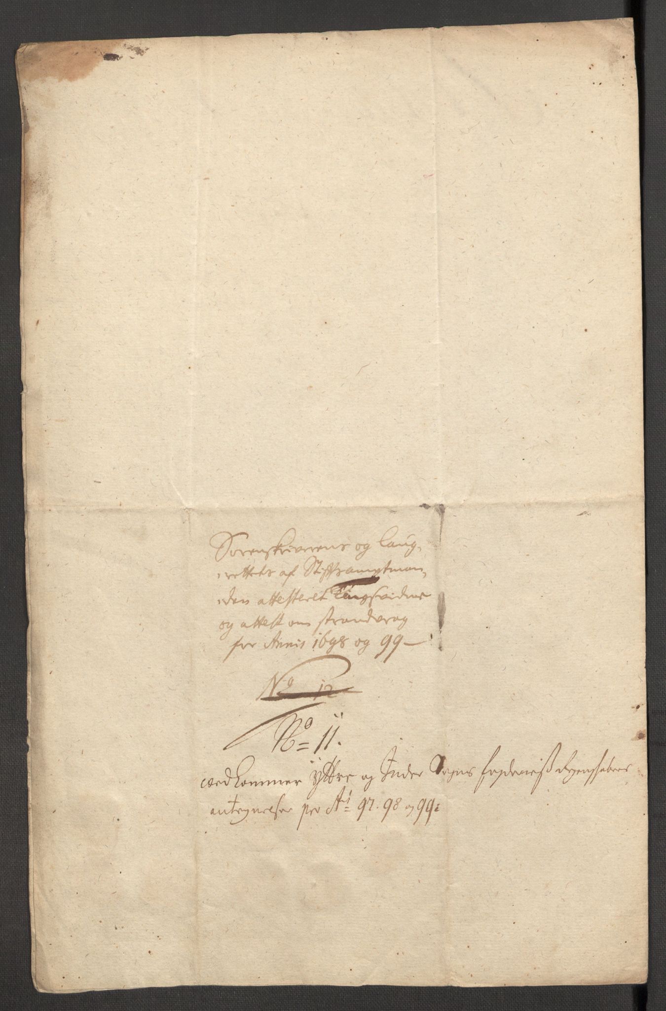 Rentekammeret inntil 1814, Reviderte regnskaper, Fogderegnskap, AV/RA-EA-4092/R52/L3310: Fogderegnskap Sogn, 1698-1699, p. 660