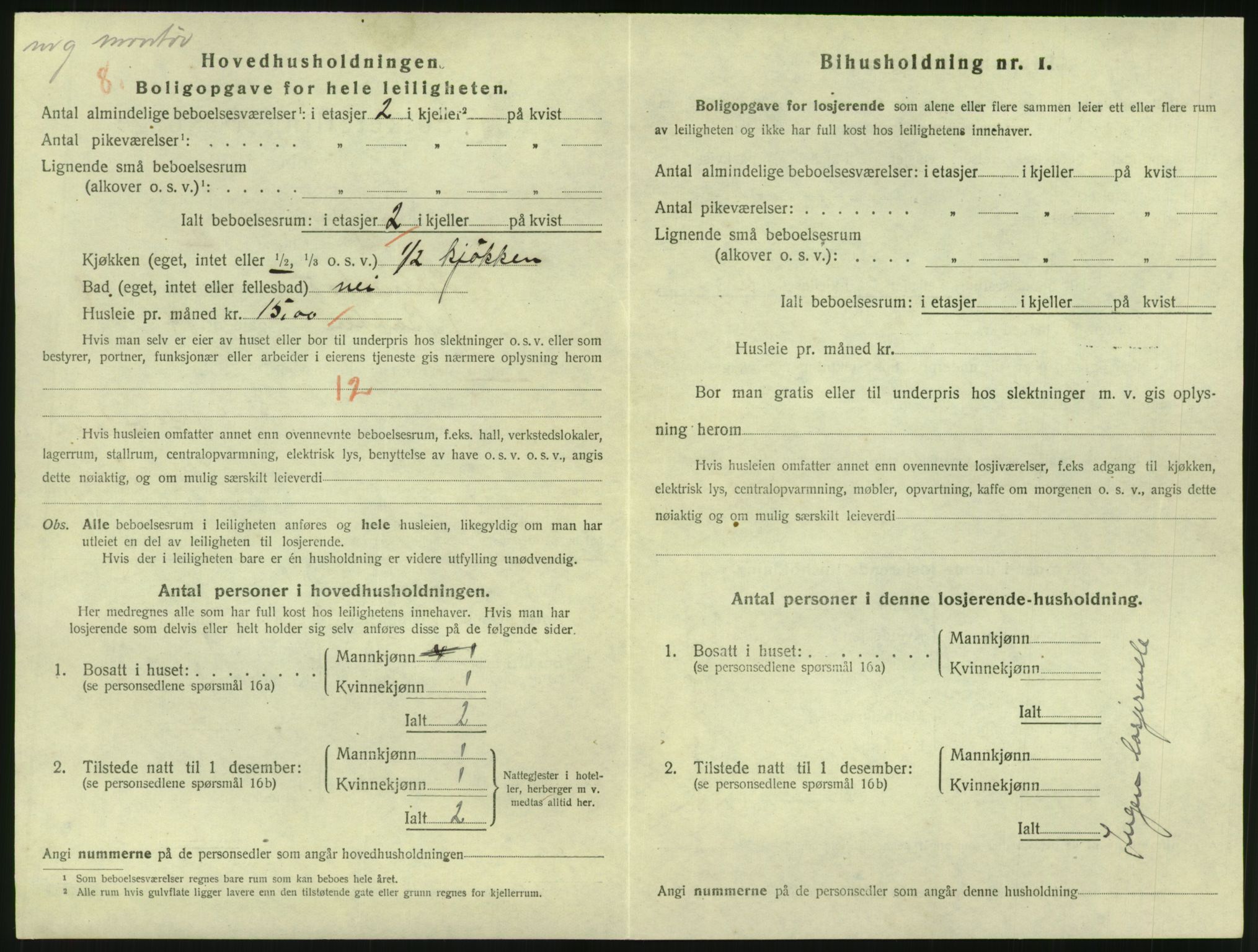 SAK, 1920 census for Grimstad, 1920, p. 1040