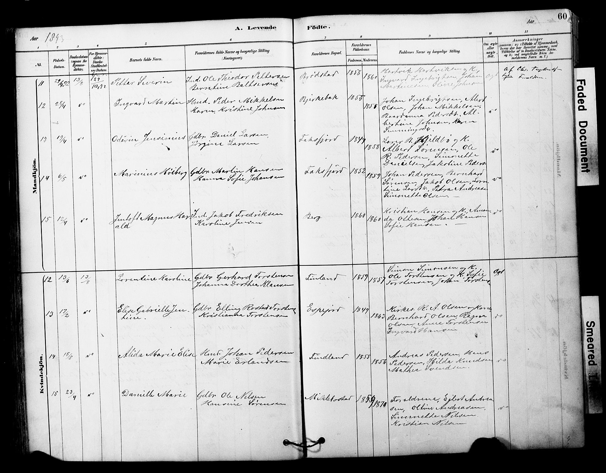 Tranøy sokneprestkontor, SATØ/S-1313/I/Ia/Iaa/L0011kirke: Parish register (official) no. 11, 1878-1904, p. 60