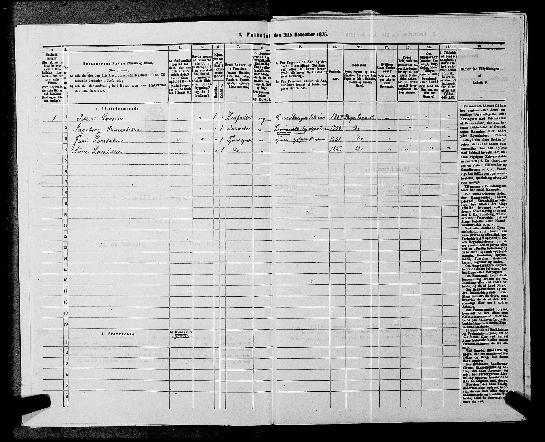 SAKO, 1875 census for 0832P Mo, 1875, p. 451