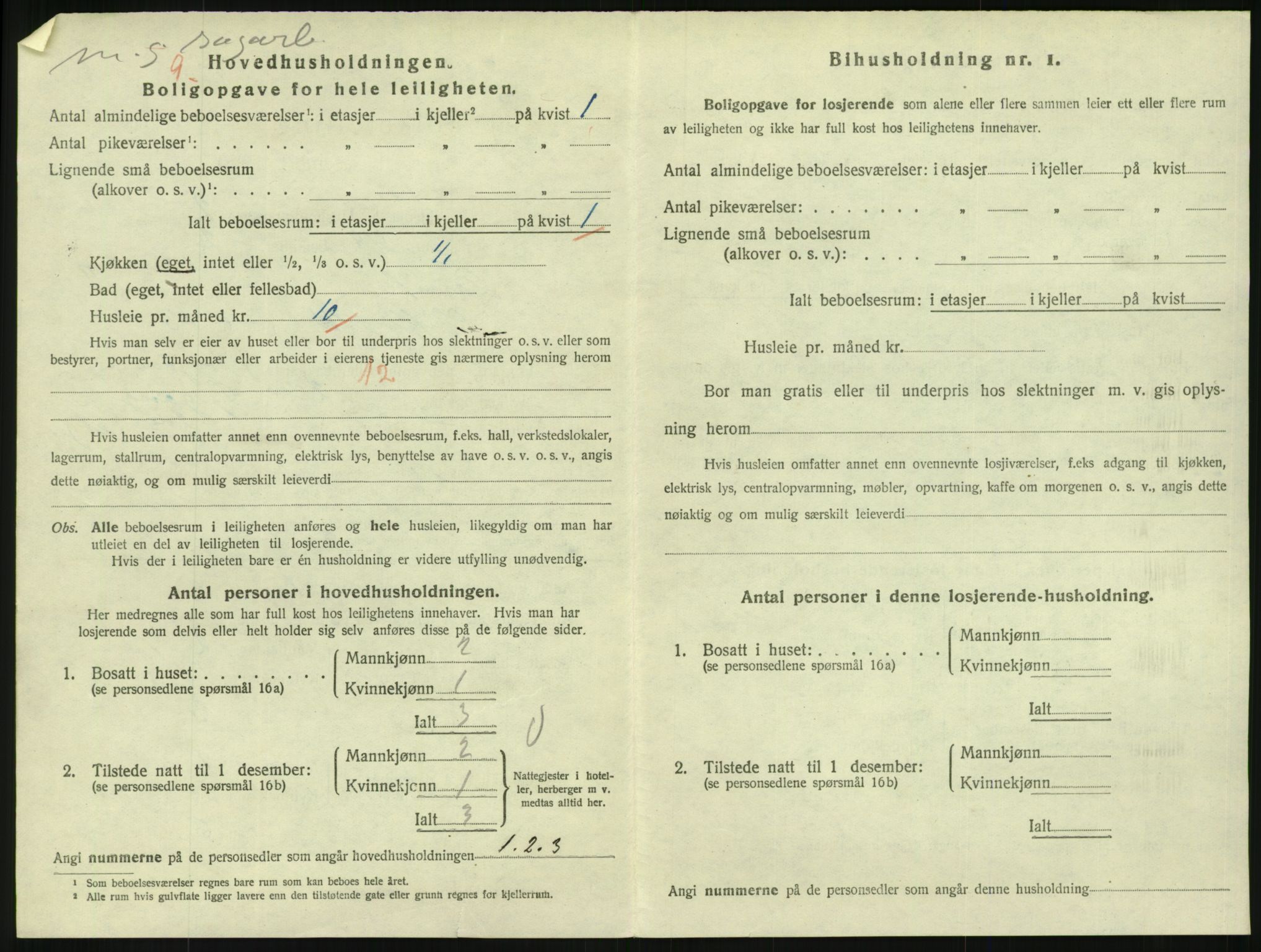 SAKO, 1920 census for Larvik, 1920, p. 7195