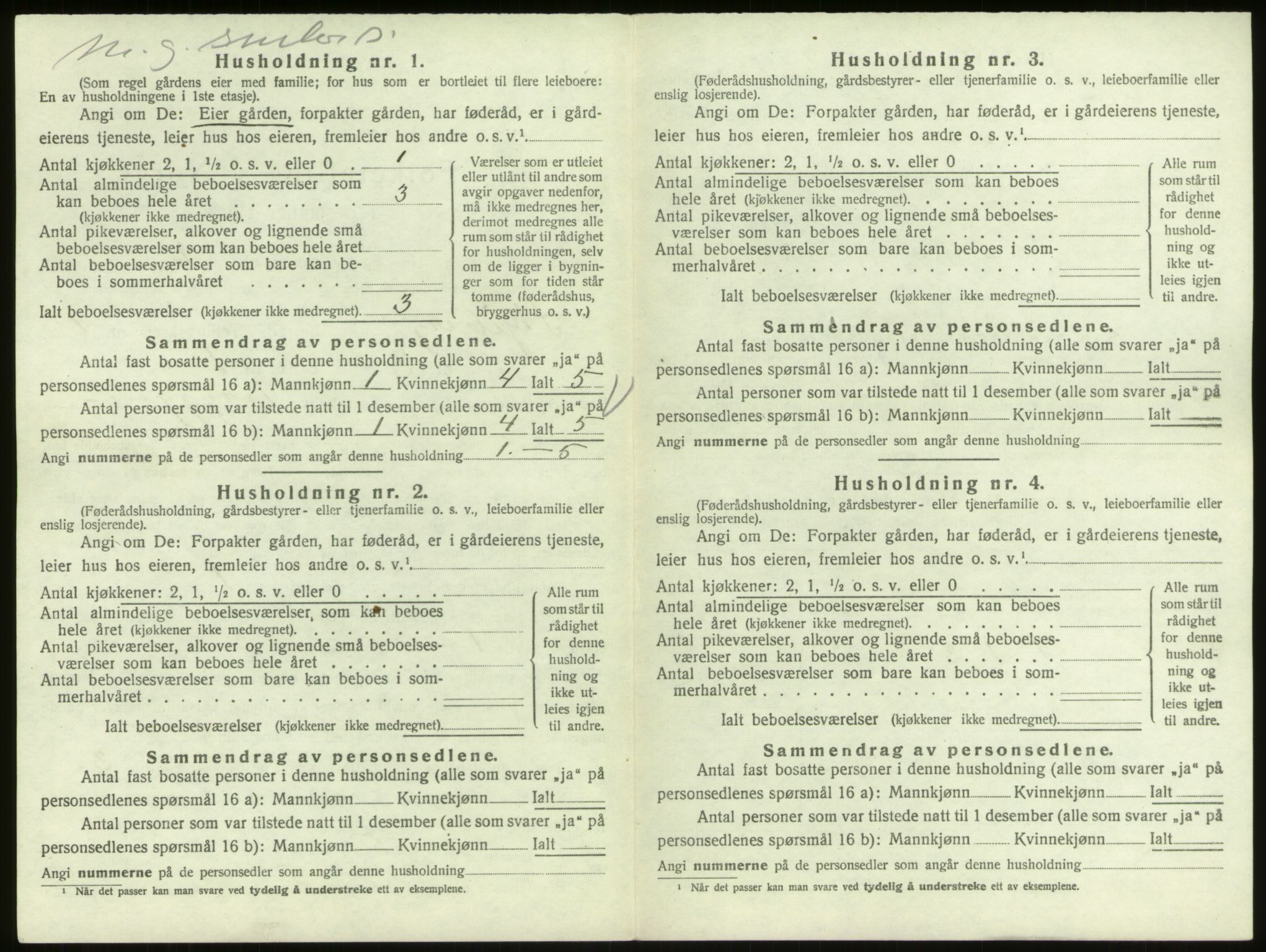 SAO, 1920 census for Skjeberg, 1920, p. 64