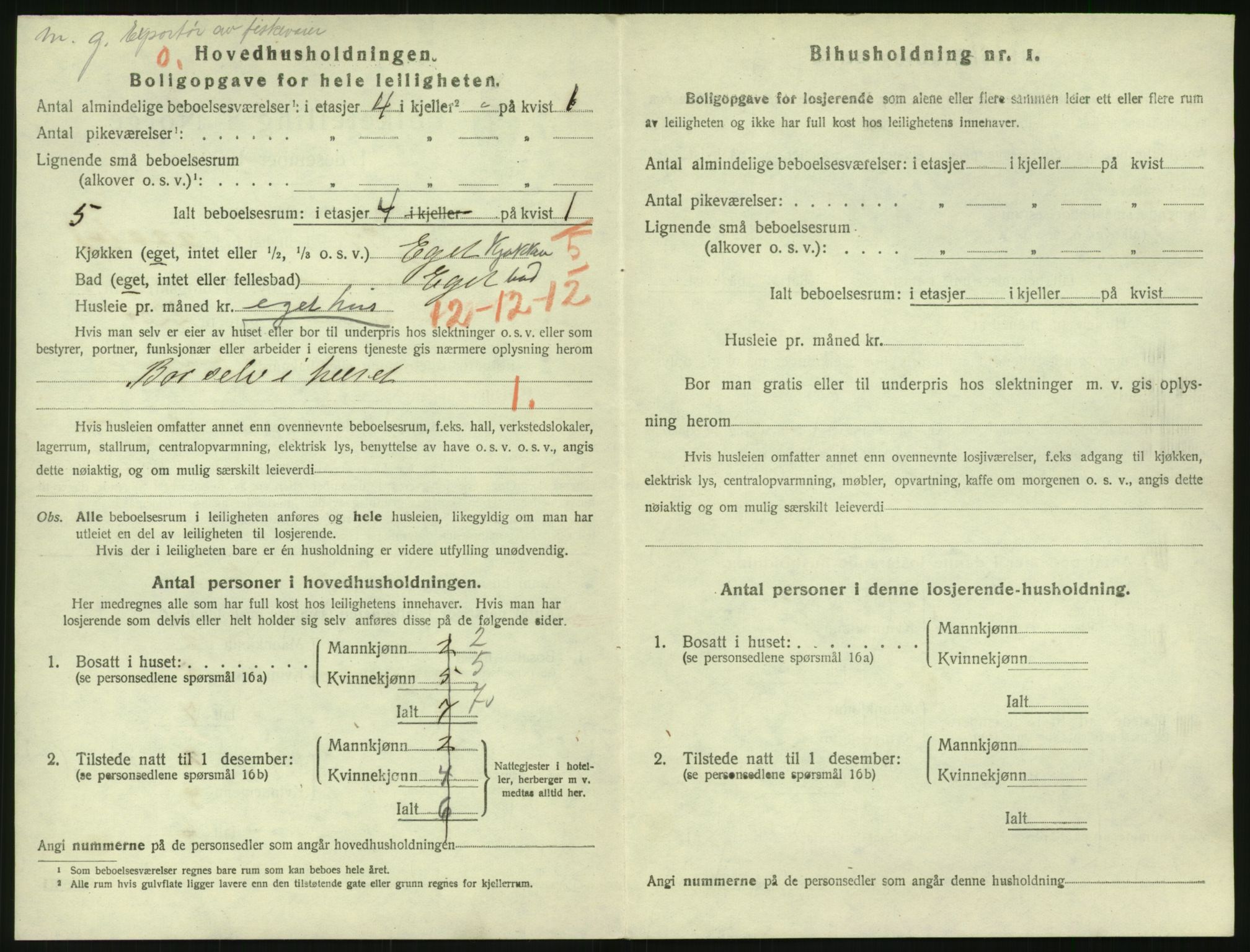 SAK, 1920 census for Risør, 1920, p. 1588