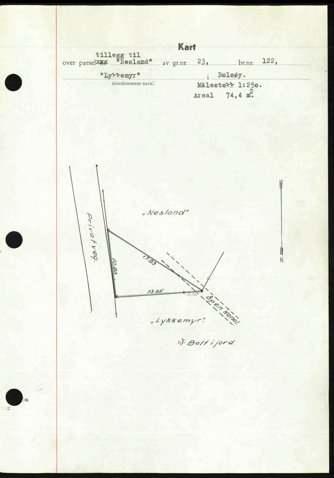 Romsdal sorenskriveri, AV/SAT-A-4149/1/2/2C: Mortgage book no. A30, 1949-1949, Diary no: : 2271/1949