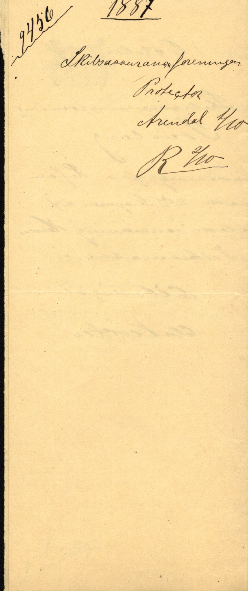 Pa 63 - Østlandske skibsassuranceforening, VEMU/A-1079/G/Ga/L0020/0005: Havaridokumenter / Johannes Rød, Ocean, Saphir, 1887, p. 16