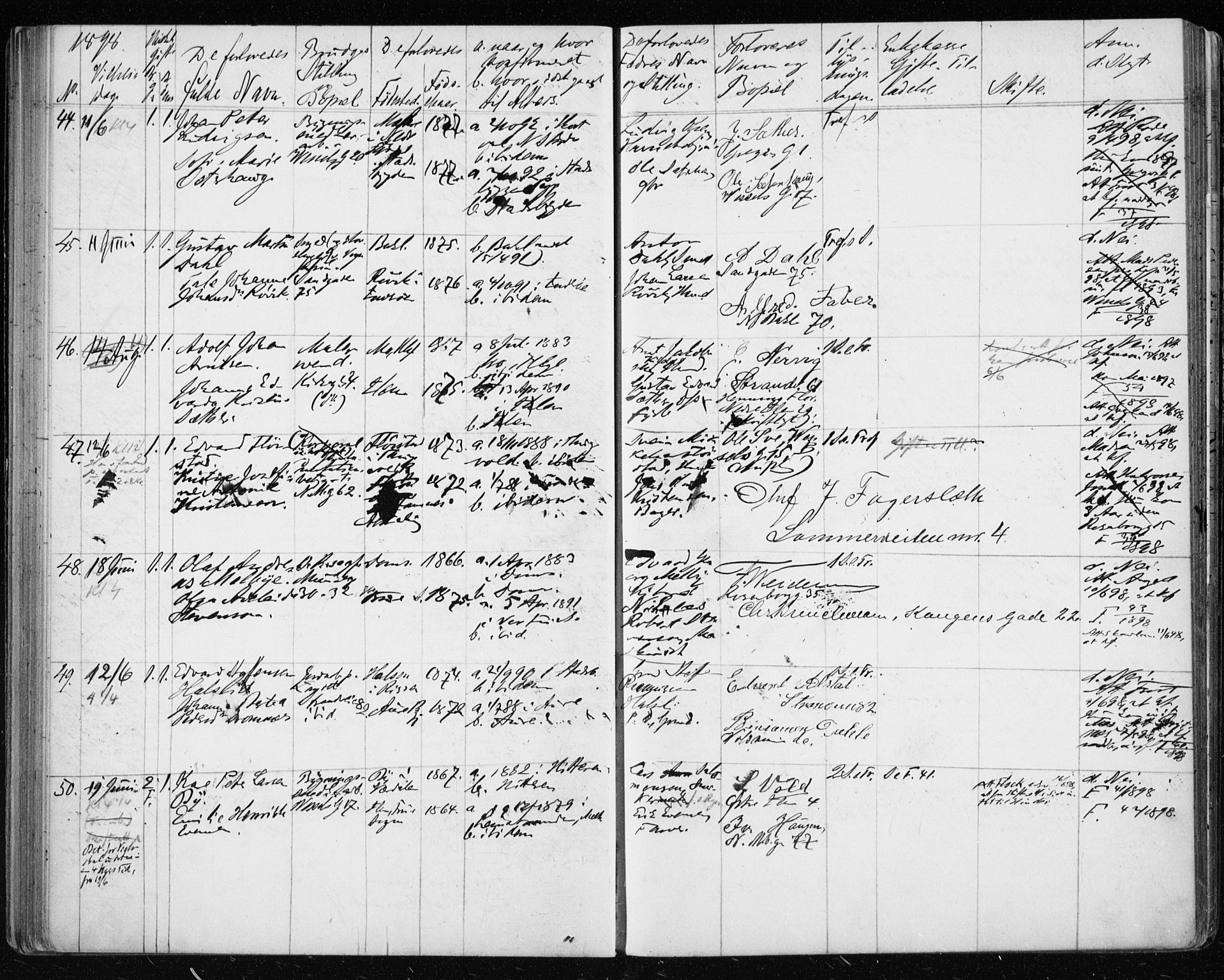 Ministerialprotokoller, klokkerbøker og fødselsregistre - Sør-Trøndelag, AV/SAT-A-1456/604/L0191: Parish register (official) no. 604A12, 1892-1900