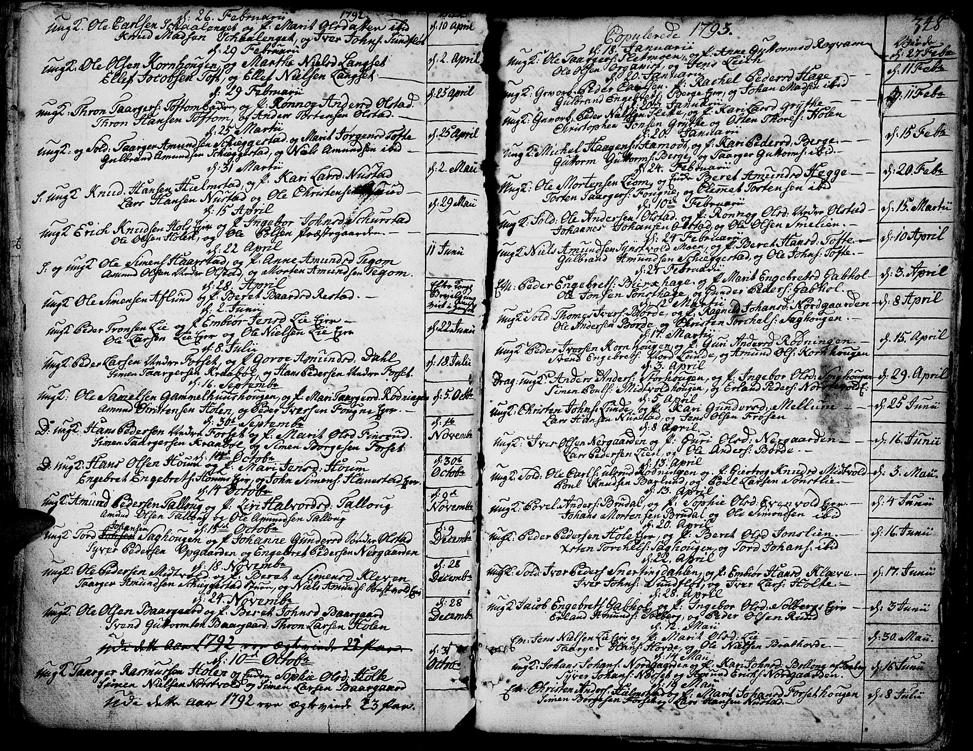 Gausdal prestekontor, AV/SAH-PREST-090/H/Ha/Haa/L0003: Parish register (official) no. 3, 1758-1809, p. 348