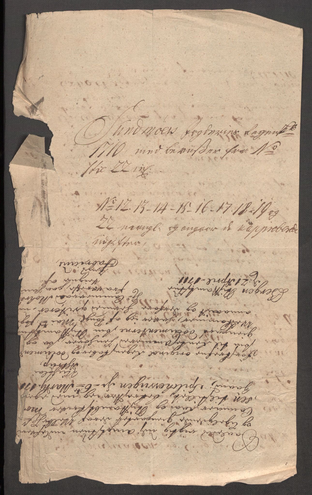 Rentekammeret inntil 1814, Reviderte regnskaper, Fogderegnskap, RA/EA-4092/R54/L3563: Fogderegnskap Sunnmøre, 1710, p. 29