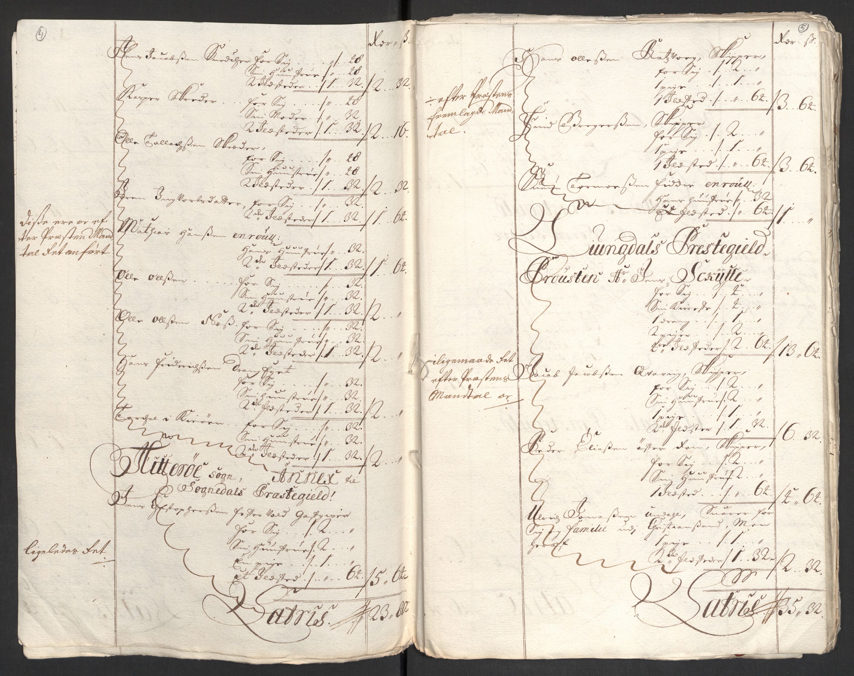 Rentekammeret inntil 1814, Reviderte regnskaper, Fogderegnskap, AV/RA-EA-4092/R43/L2554: Fogderegnskap Lista og Mandal, 1711, p. 43