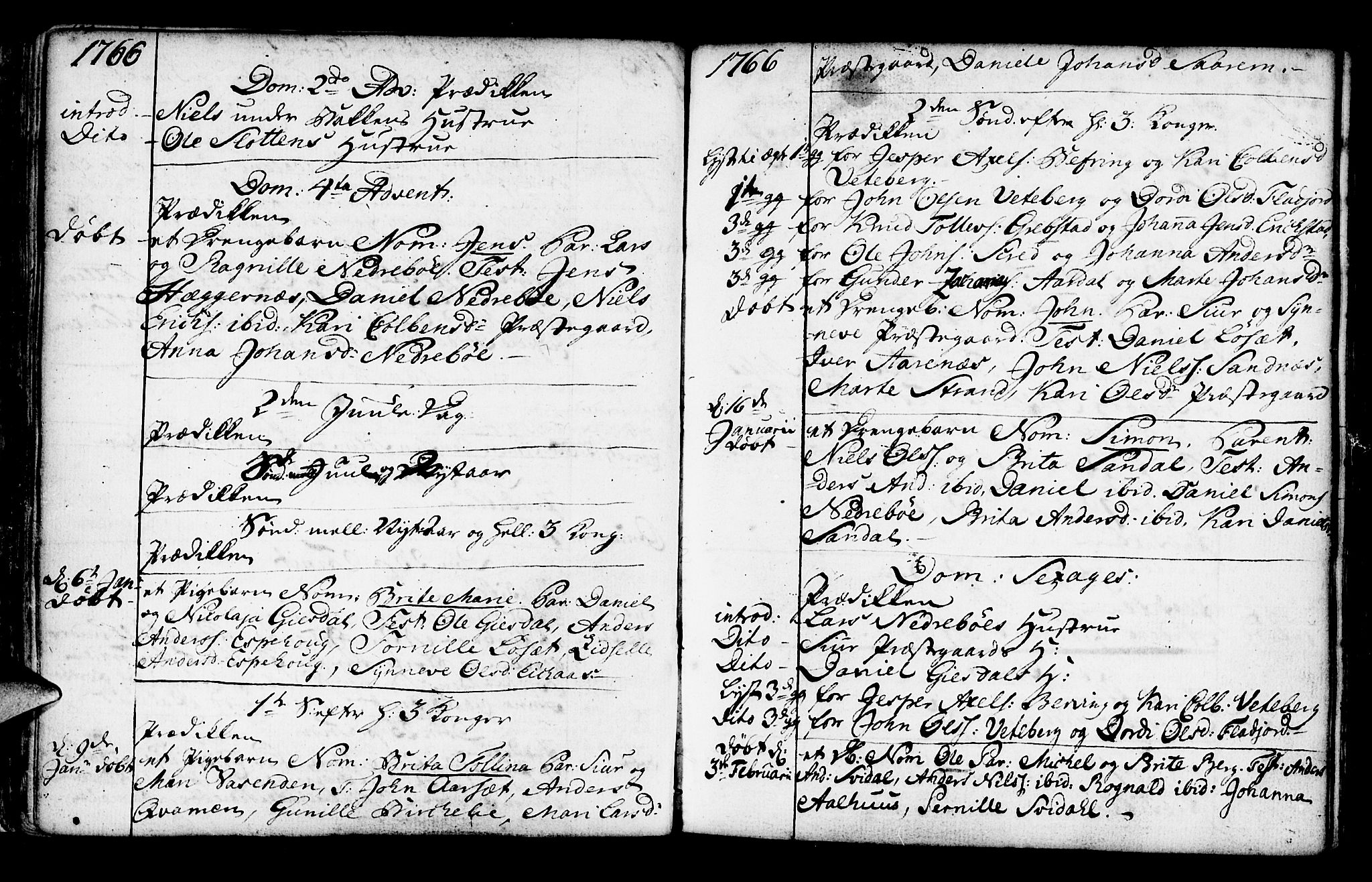 Jølster sokneprestembete, SAB/A-80701/H/Haa/Haaa/L0003: Parish register (official) no. A 3, 1748-1789, p. 108