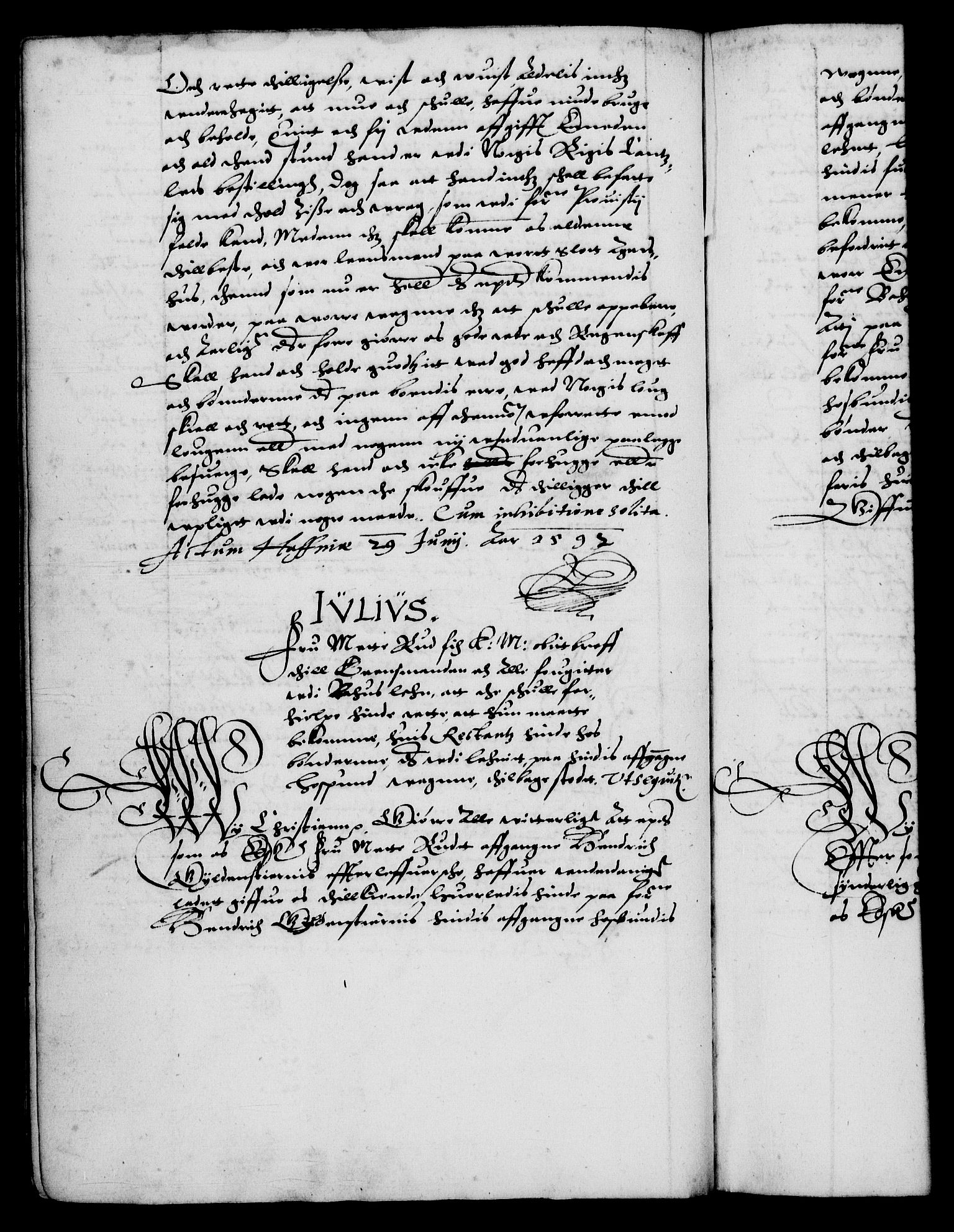 Danske Kanselli 1572-1799, RA/EA-3023/F/Fc/Fca/Fcaa/L0002: Norske registre (mikrofilm), 1588-1596, p. 168b