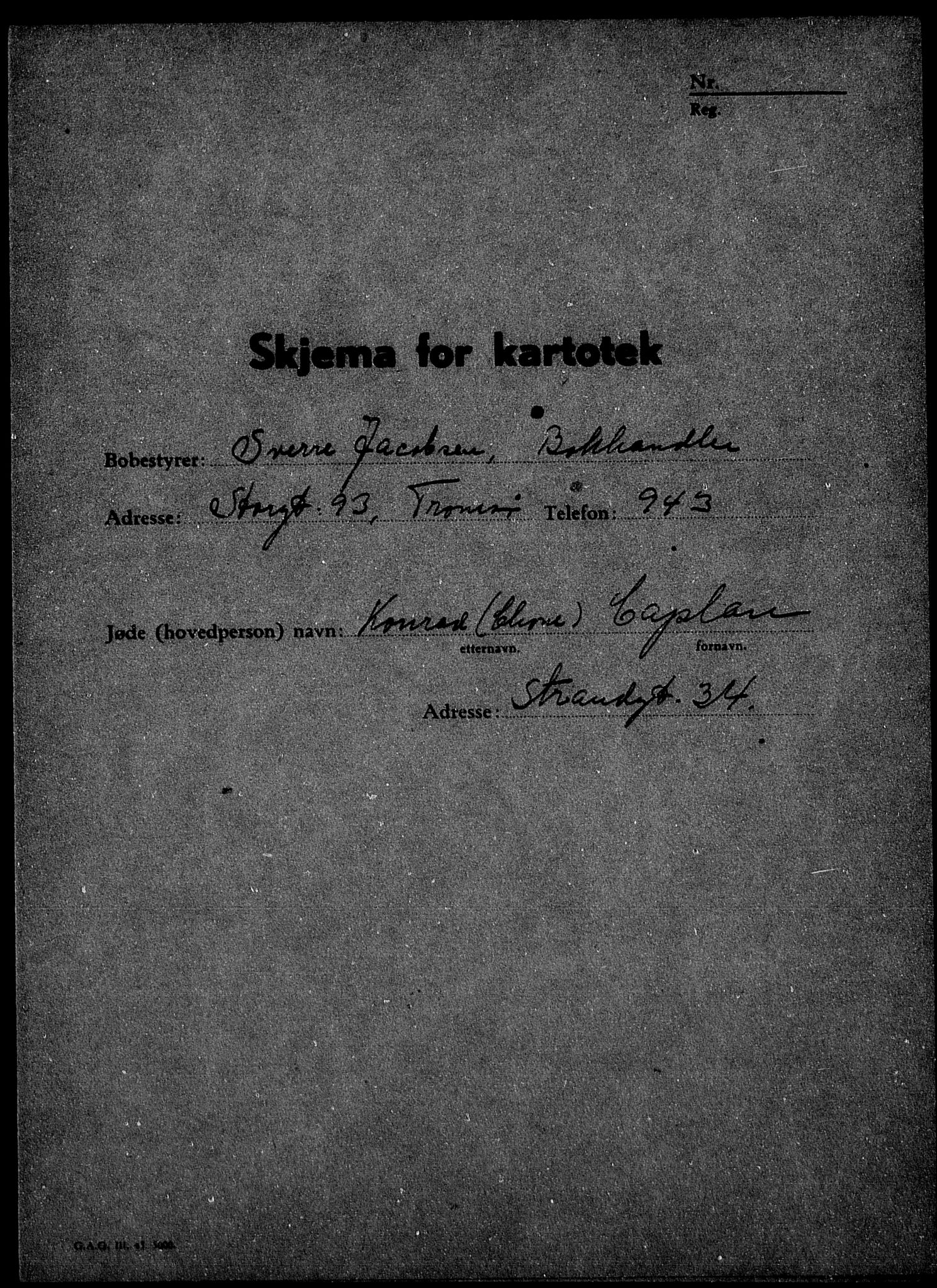 Justisdepartementet, Tilbakeføringskontoret for inndratte formuer, AV/RA-S-1564/H/Hc/Hcb/L0910: --, 1945-1947, p. 460