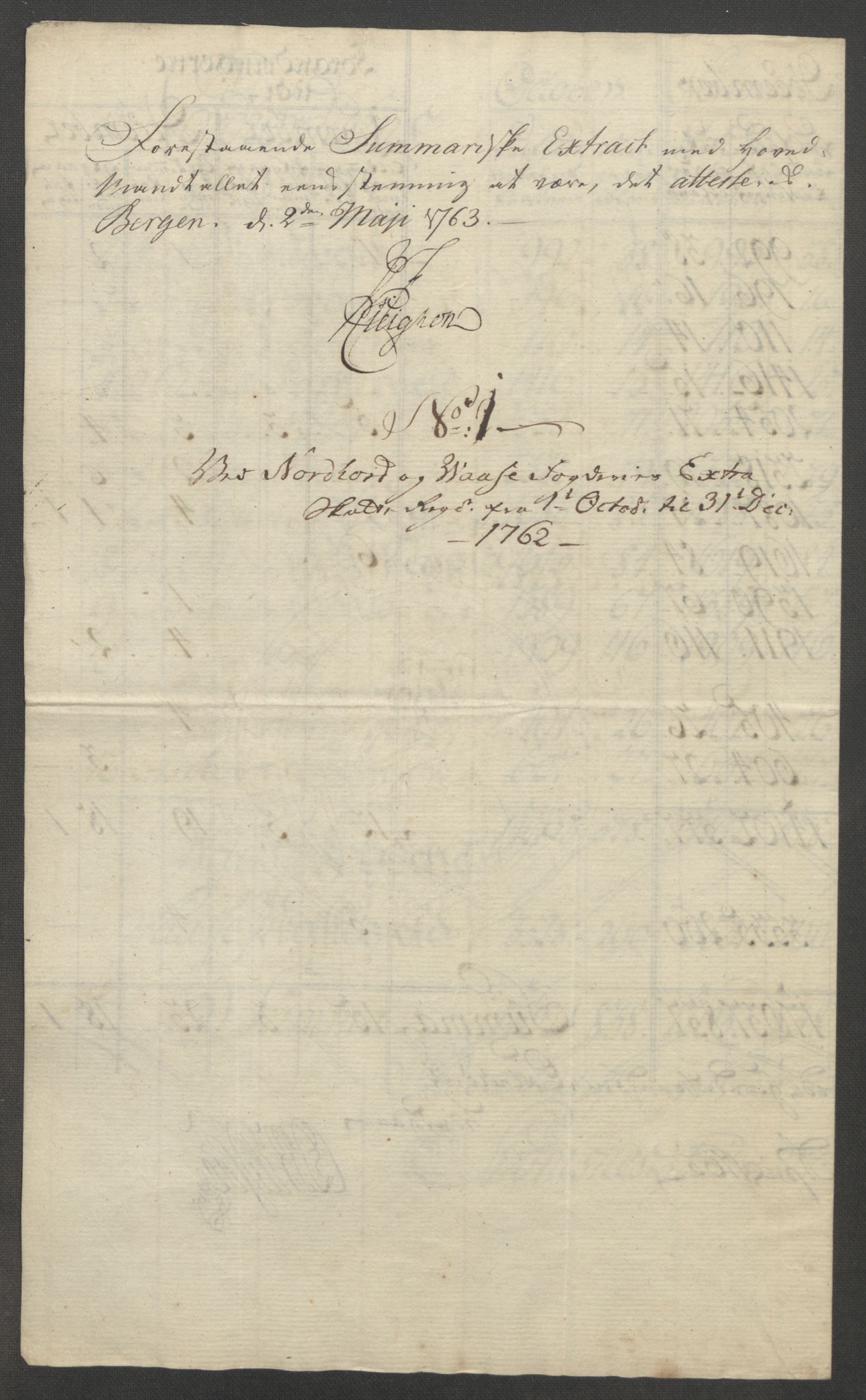 Rentekammeret inntil 1814, Reviderte regnskaper, Fogderegnskap, RA/EA-4092/R51/L3303: Ekstraskatten Nordhordland og Voss, 1762-1772, p. 13