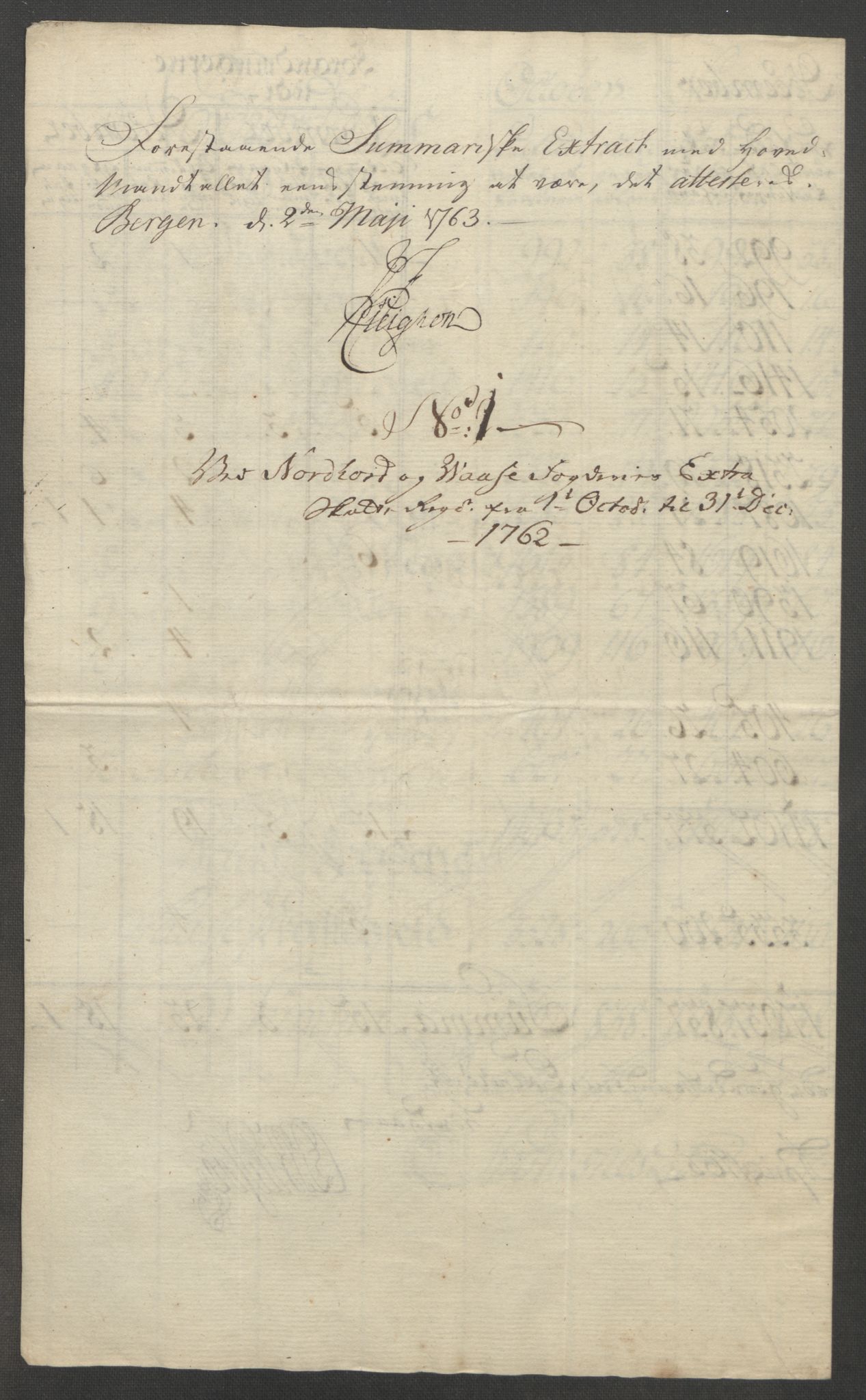 Rentekammeret inntil 1814, Reviderte regnskaper, Fogderegnskap, AV/RA-EA-4092/R51/L3303: Ekstraskatten Nordhordland og Voss, 1762-1772, p. 13