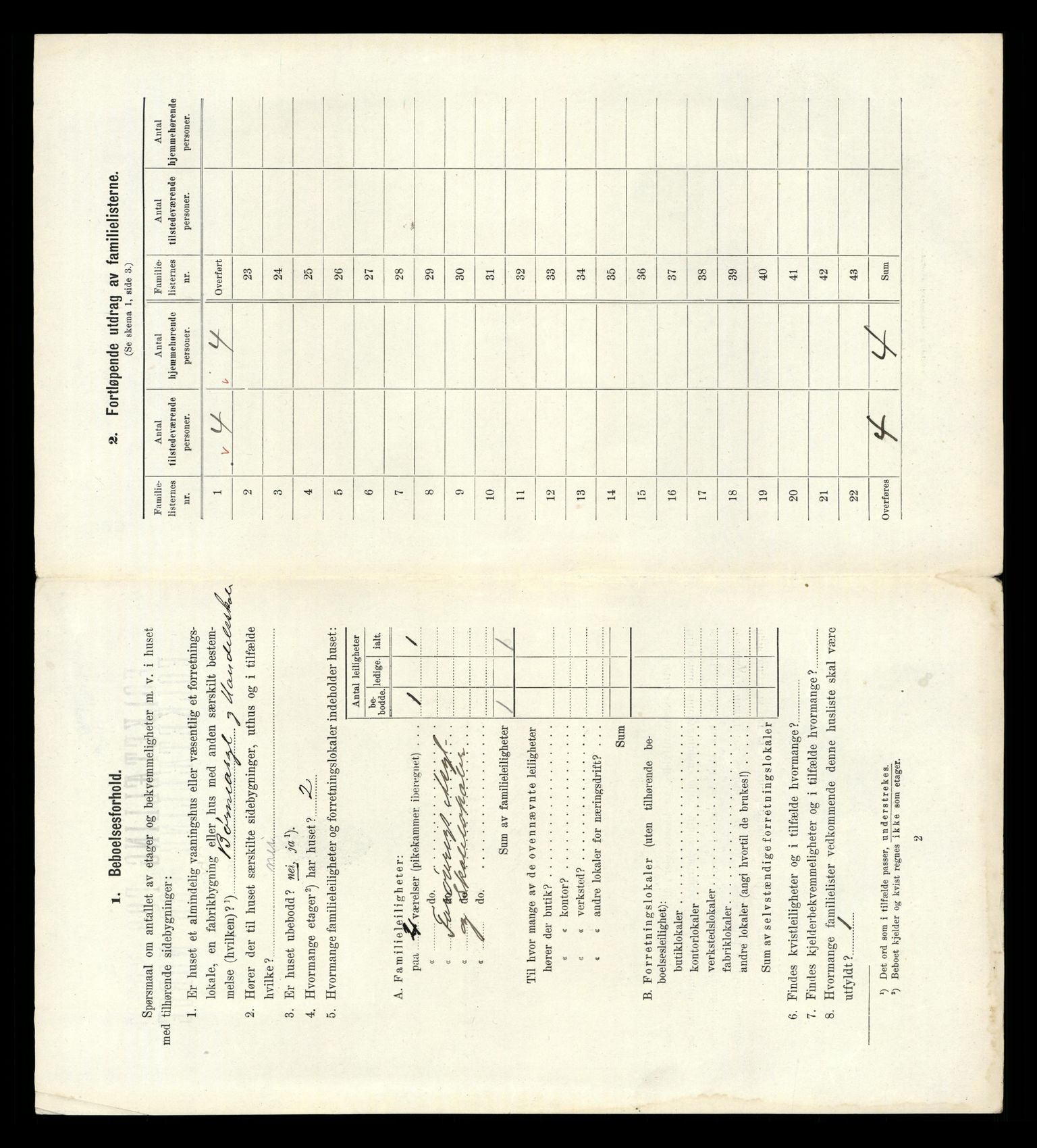 RA, 1910 census for Kristiansand, 1910, p. 1713