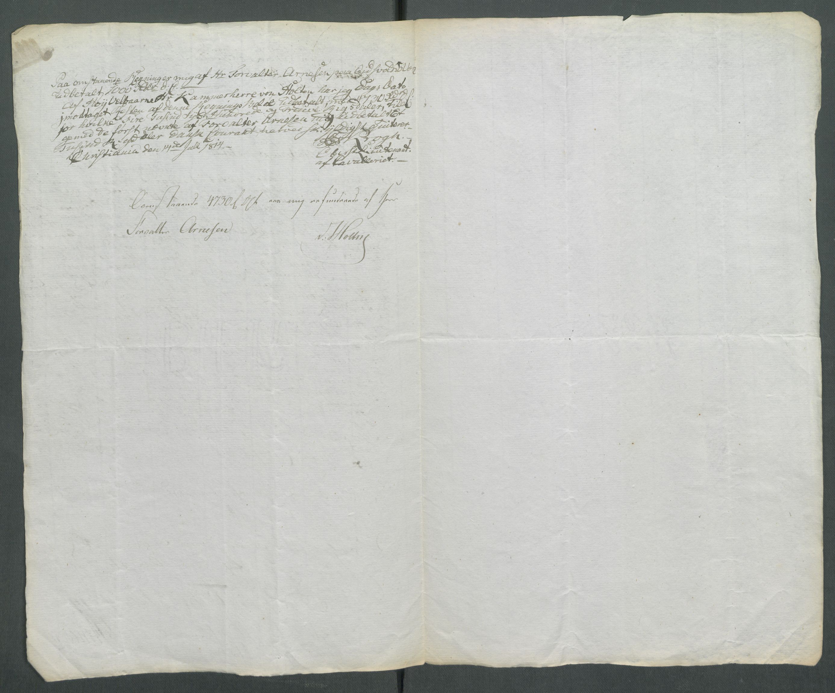 5. departement for finans-, handels- og tollfaget, RA/S-3893/C/Cb/L0014: Regninger fra Riksforsamlingens deputerede, 1814, p. 30