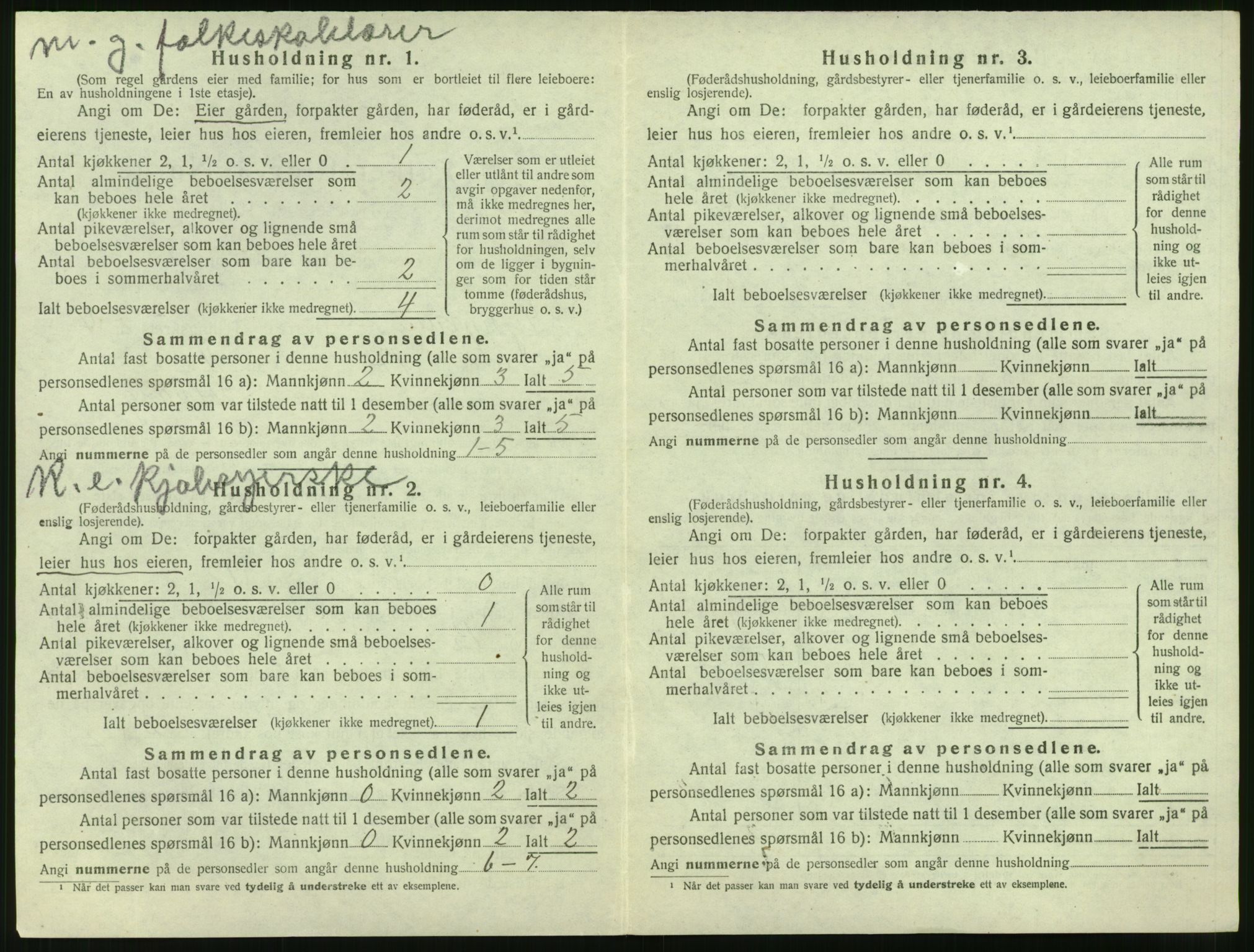 SAT, 1920 census for Sykkylven, 1920, p. 408