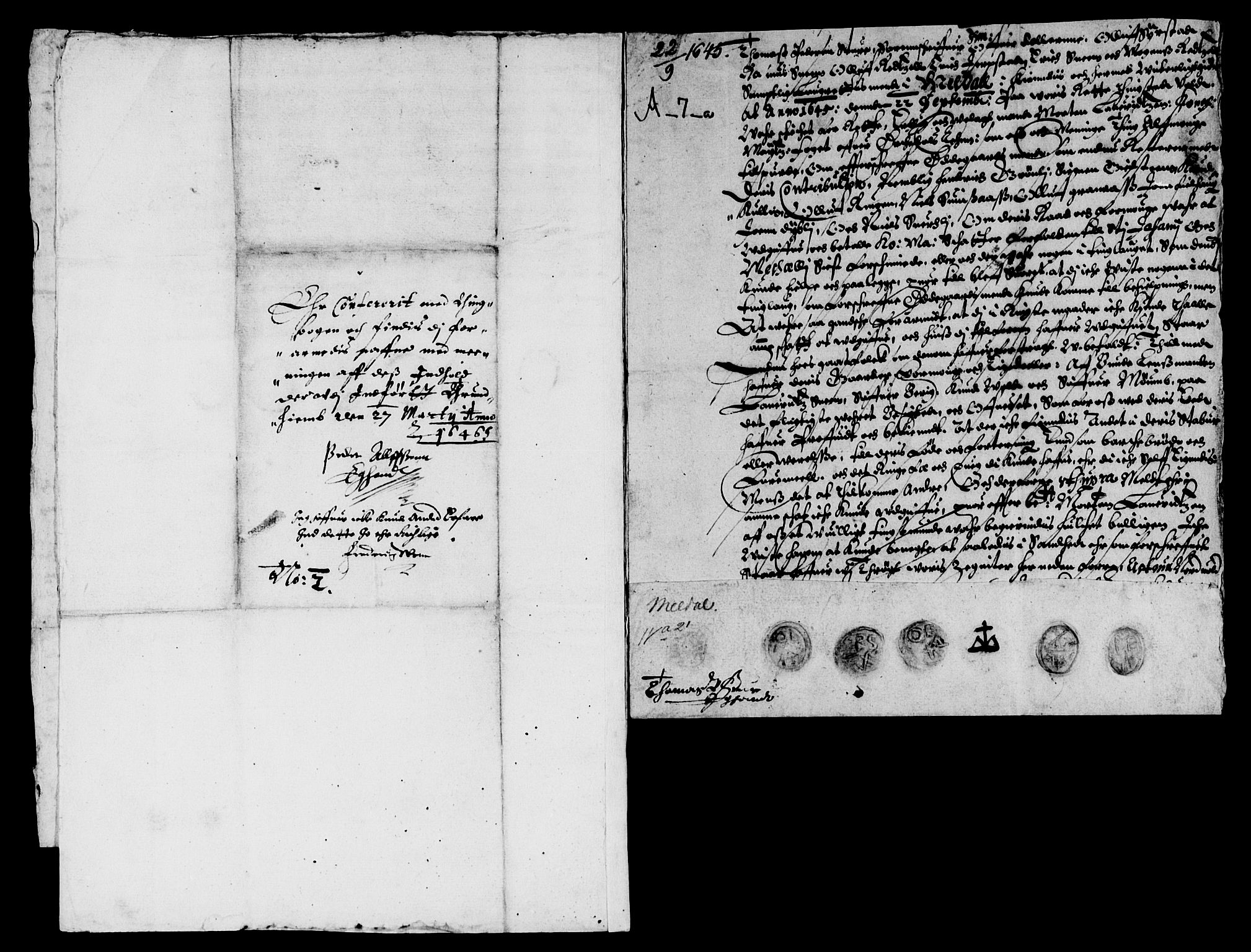 Rentekammeret inntil 1814, Reviderte regnskaper, Lensregnskaper, AV/RA-EA-5023/R/Rb/Rbw/L0085: Trondheim len, 1644-1646