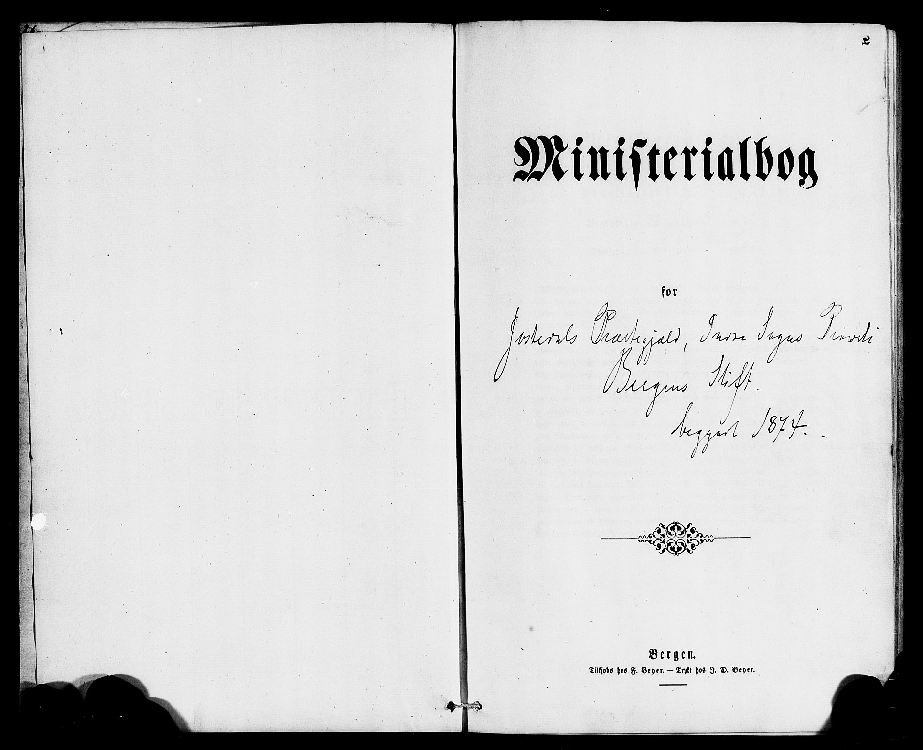 Jostedal sokneprestembete, SAB/A-80601/H/Haa/Haaa/L0007: Parish register (official) no. A 7, 1874-1886