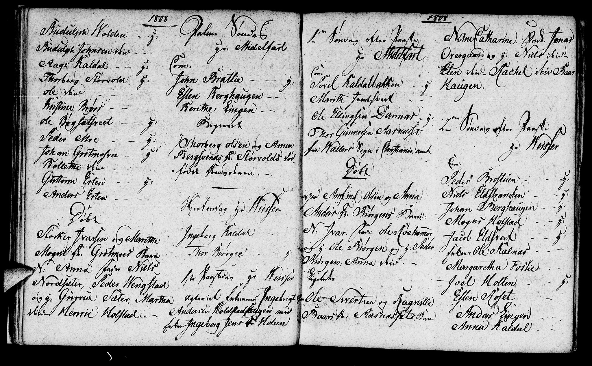 Ministerialprotokoller, klokkerbøker og fødselsregistre - Nord-Trøndelag, AV/SAT-A-1458/742/L0410: Parish register (copy) no. 742C01, 1806-1821