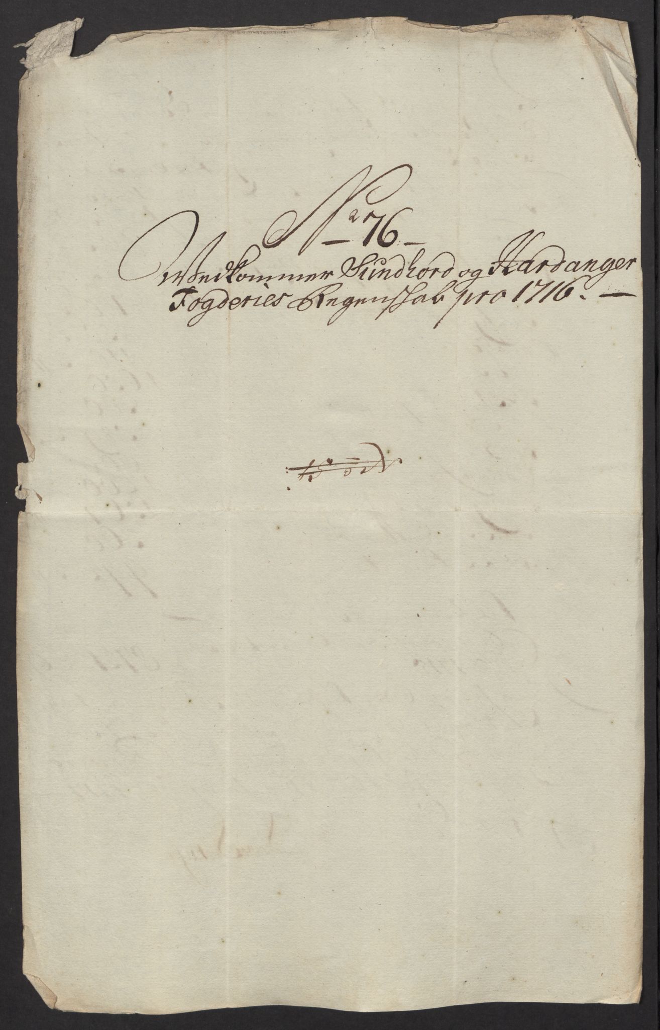 Rentekammeret inntil 1814, Reviderte regnskaper, Fogderegnskap, AV/RA-EA-4092/R48/L2992: Fogderegnskap Sunnhordland og Hardanger, 1716, p. 368