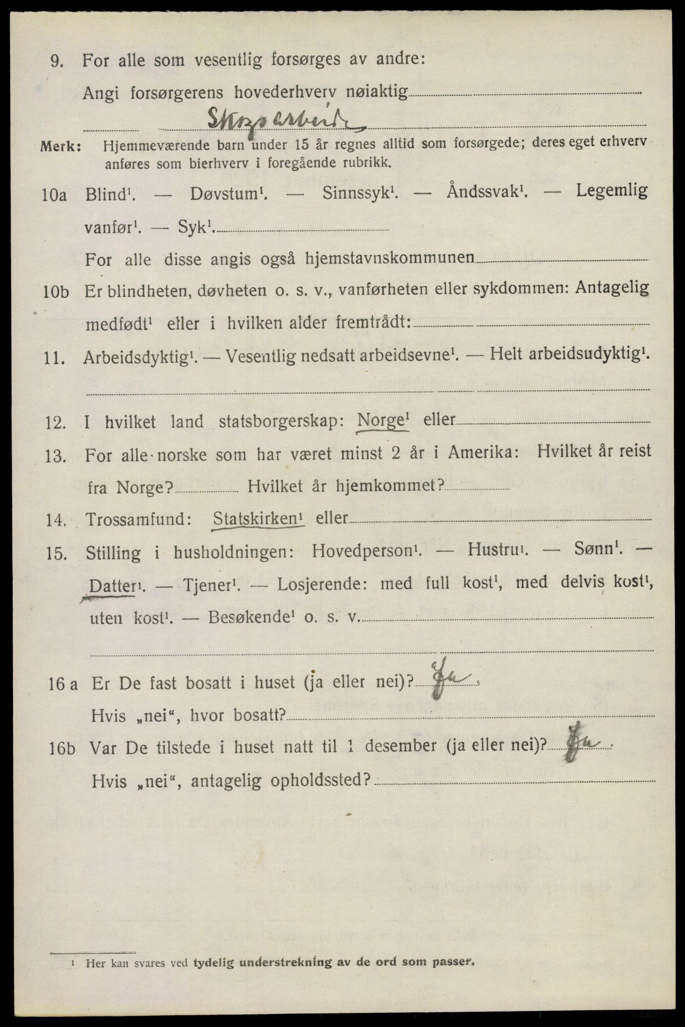 SAO, 1920 census for Nittedal, 1920, p. 5551