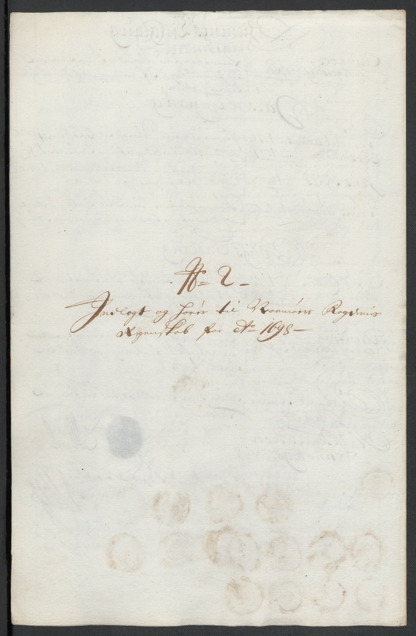 Rentekammeret inntil 1814, Reviderte regnskaper, Fogderegnskap, RA/EA-4092/R56/L3737: Fogderegnskap Nordmøre, 1697-1698, p. 309