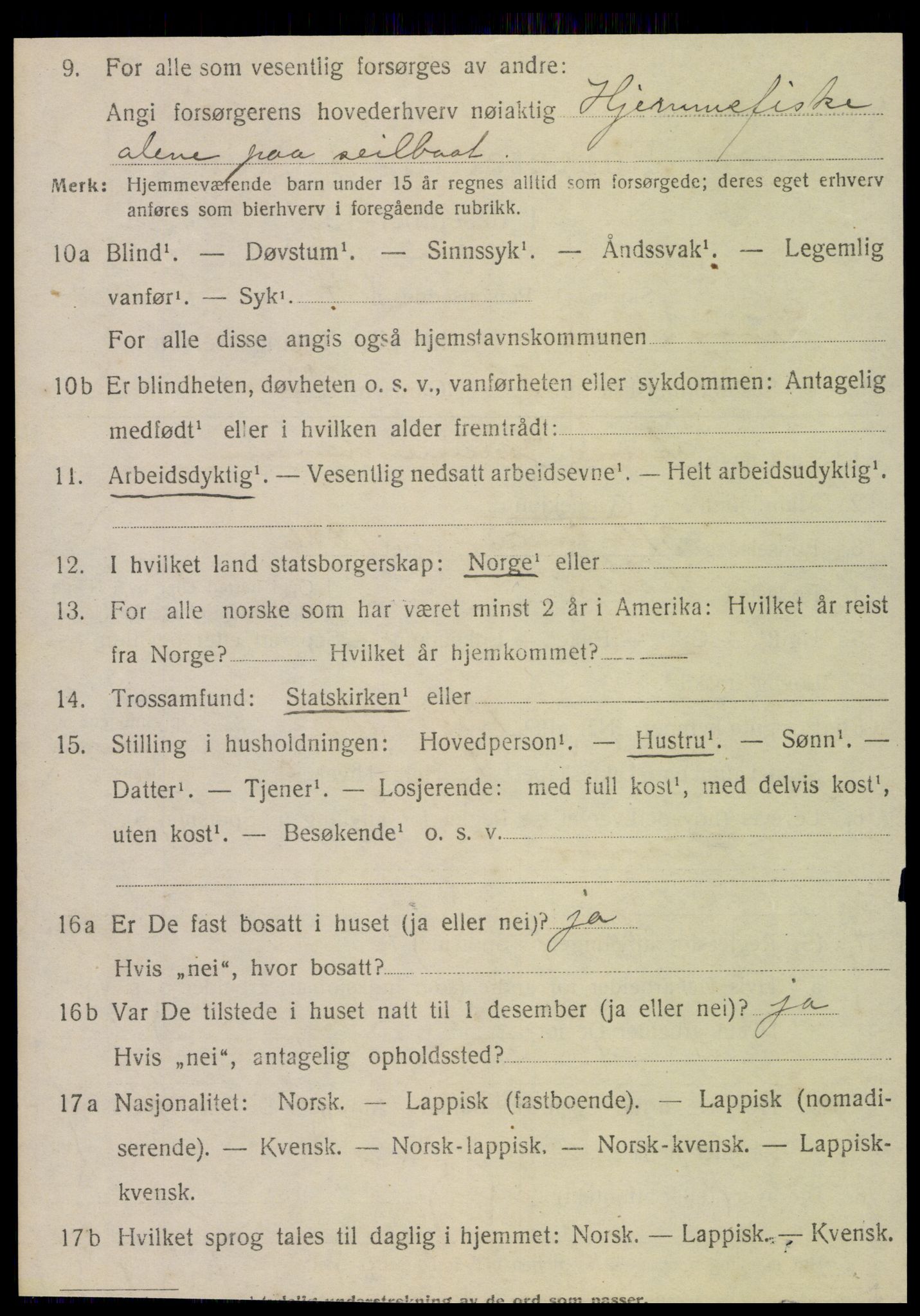 SAT, 1920 census for Herøy, 1920, p. 5381