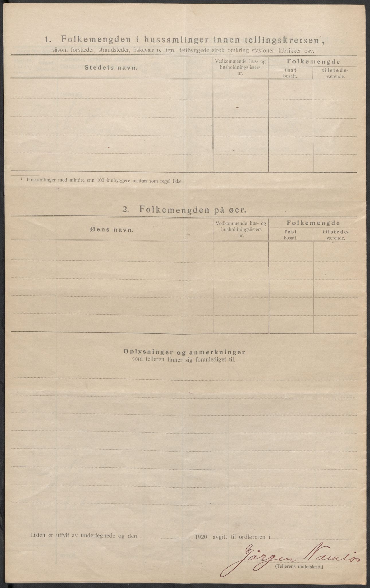 SAKO, 1920 census for Holla, 1920, p. 31