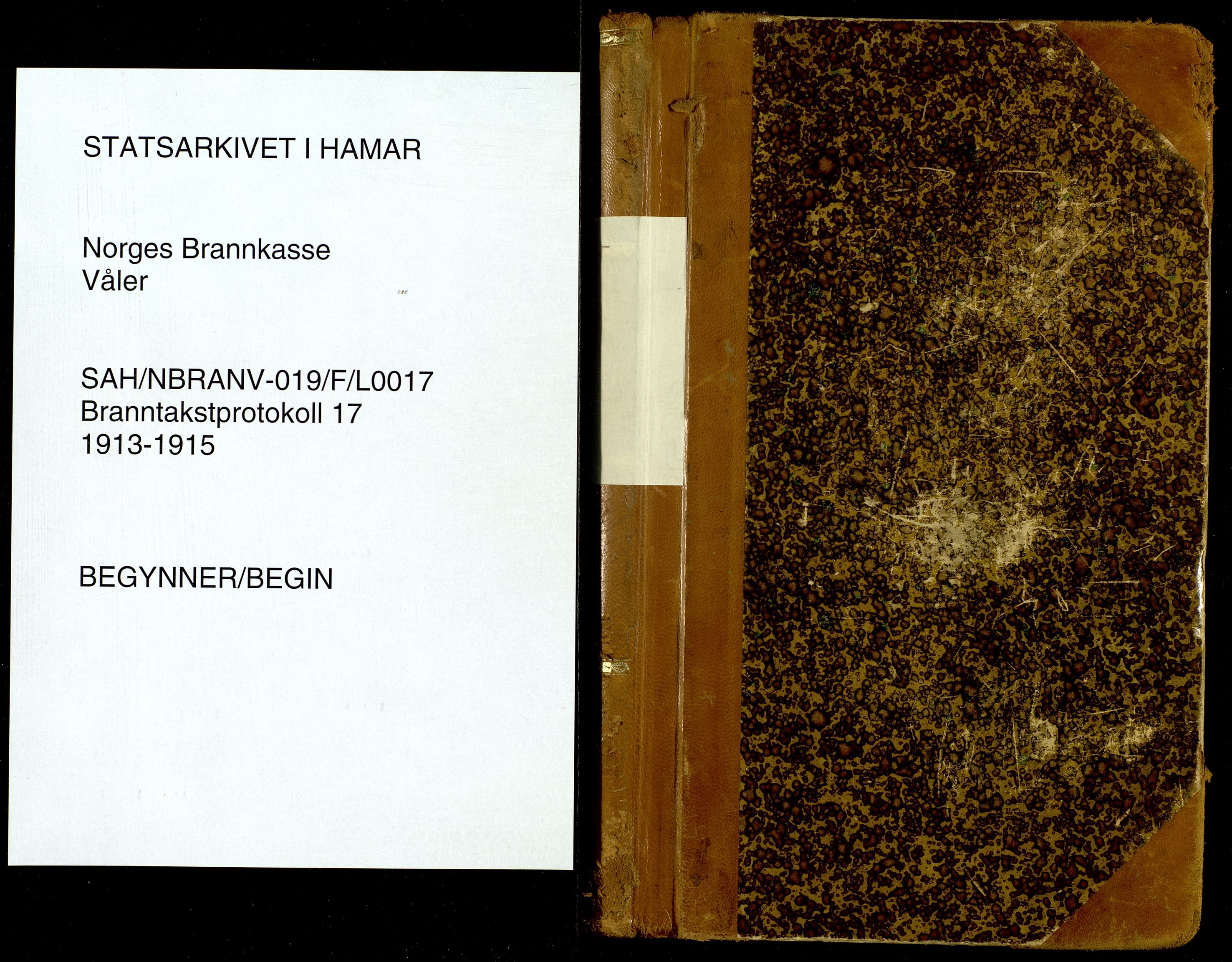 Norges Brannkasse, Våler, Hedmark, AV/SAH-NBRANV-019/F/L0017: Branntakstprotokoll, 1913-1915