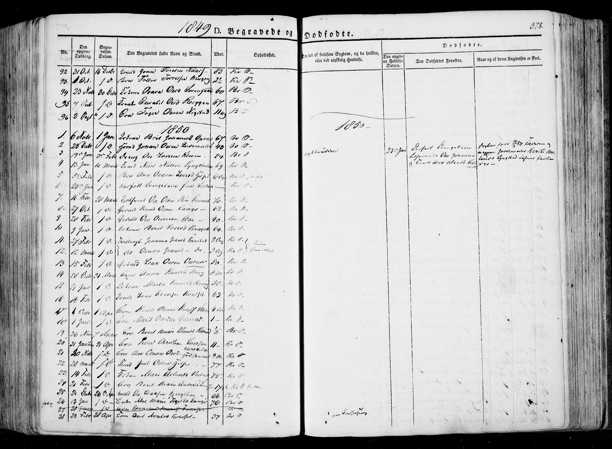 Ministerialprotokoller, klokkerbøker og fødselsregistre - Møre og Romsdal, SAT/A-1454/568/L0803: Parish register (official) no. 568A10, 1830-1853, p. 378