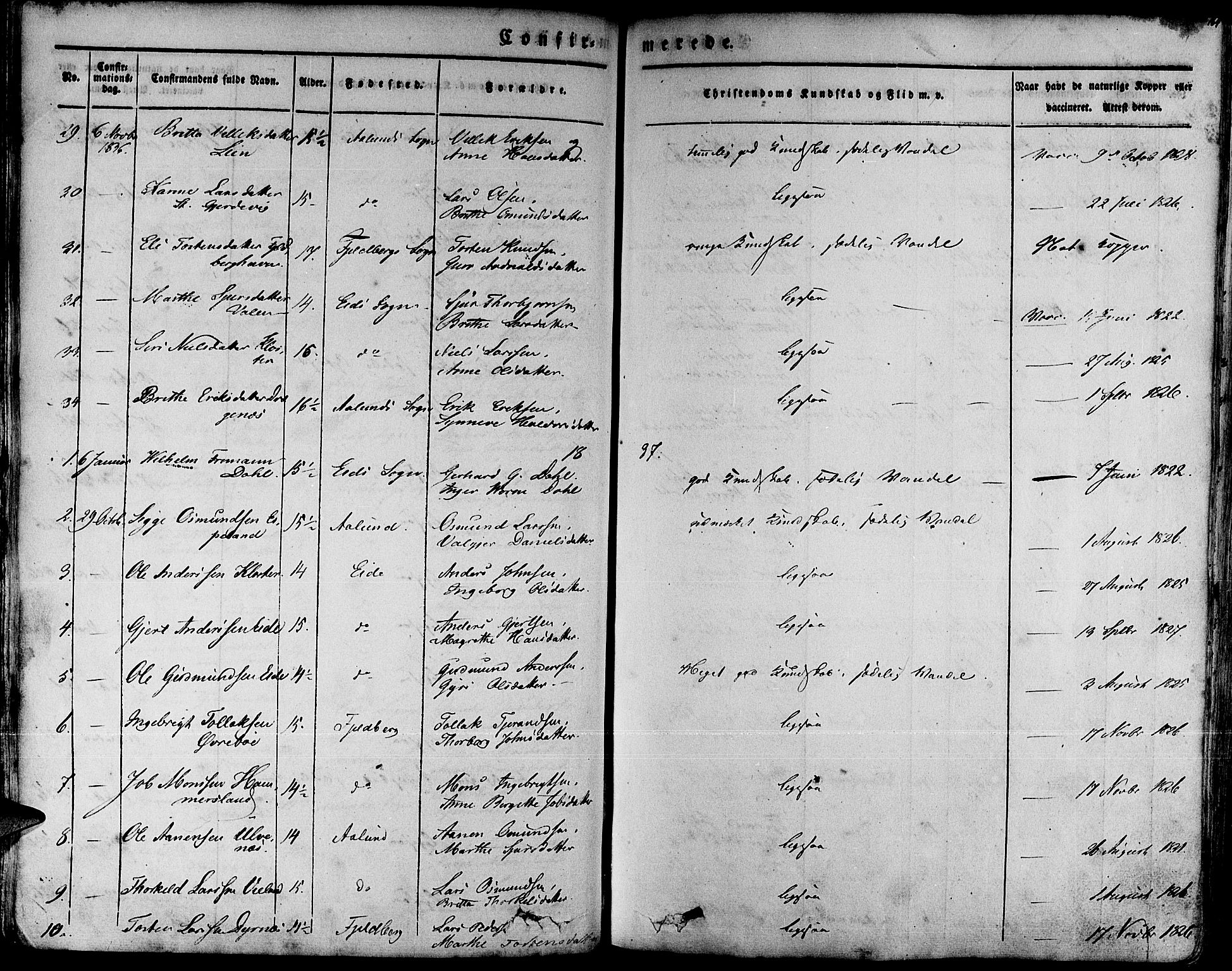 Fjelberg sokneprestembete, SAB/A-75201/H/Haa: Parish register (official) no. A 6, 1835-1851, p. 164