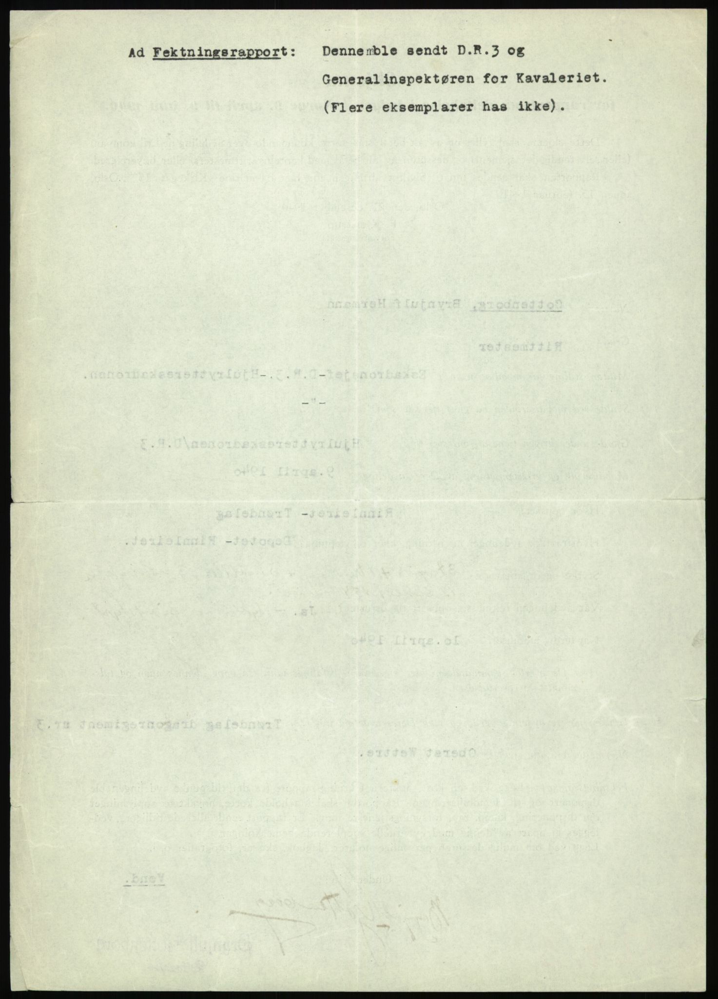 Forsvaret, Forsvarets krigshistoriske avdeling, AV/RA-RAFA-2017/Y/Yb/L0118: II-C-11-564  -  5. Divisjon., 1940, p. 266