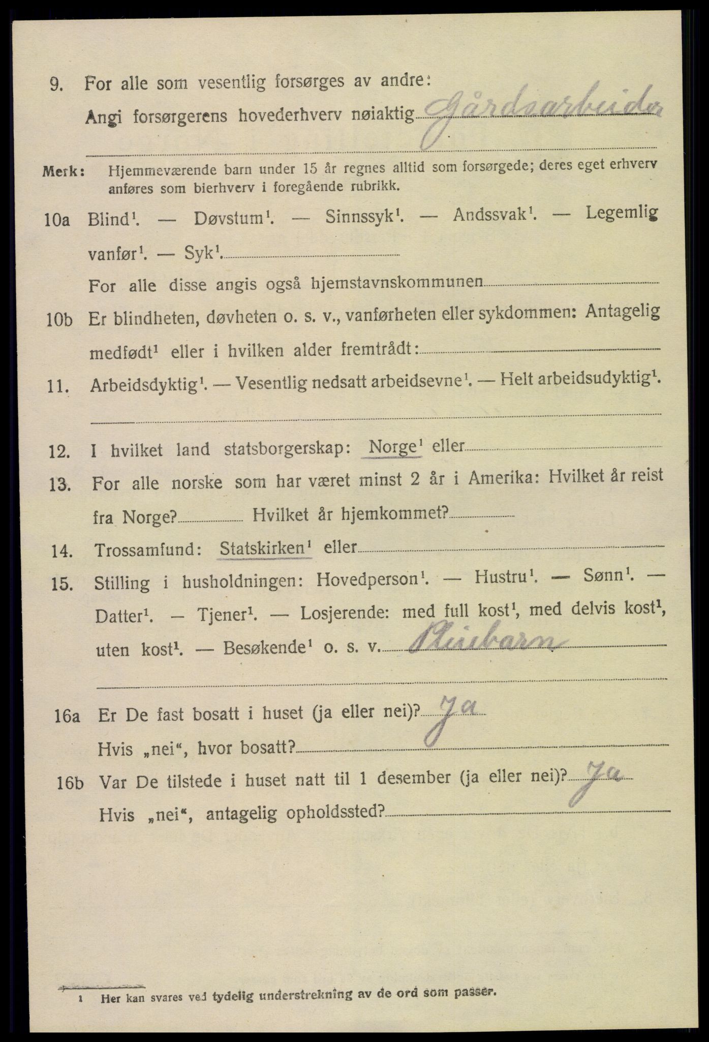 SAH, 1920 census for Furnes, 1920, p. 1804