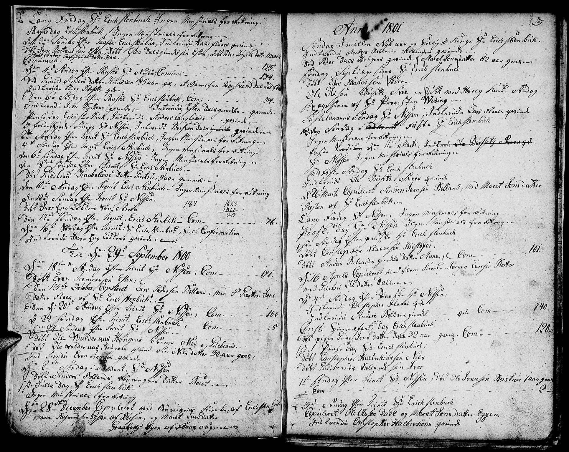 Ministerialprotokoller, klokkerbøker og fødselsregistre - Sør-Trøndelag, SAT/A-1456/693/L1120: Parish register (copy) no. 693C01, 1799-1816, p. 2-3