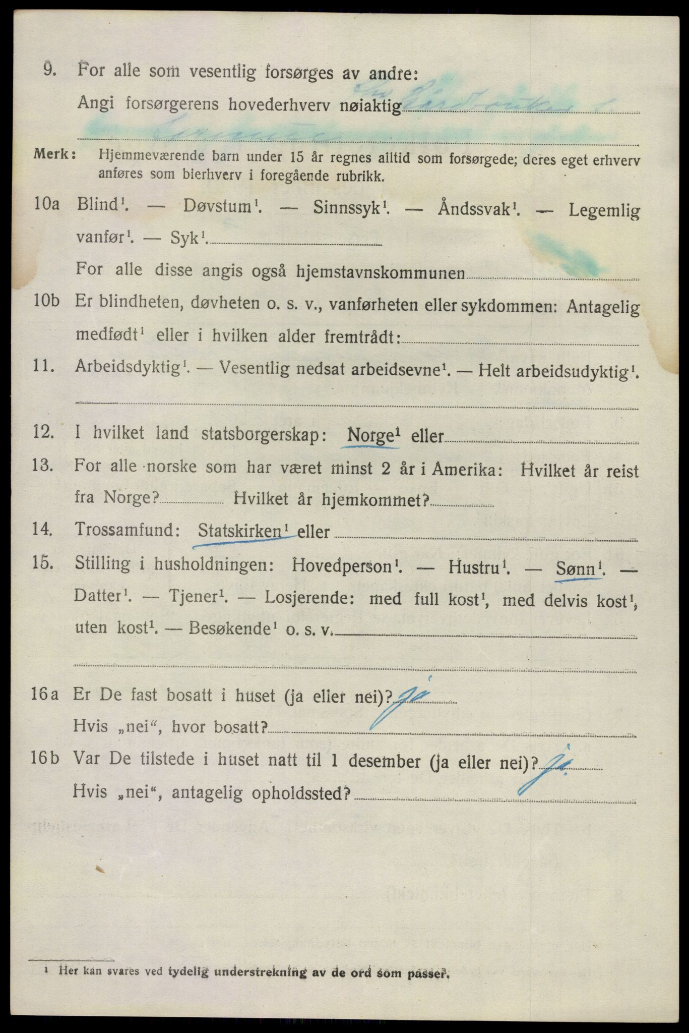 SAKO, 1920 census for Sandeherred, 1920, p. 18577