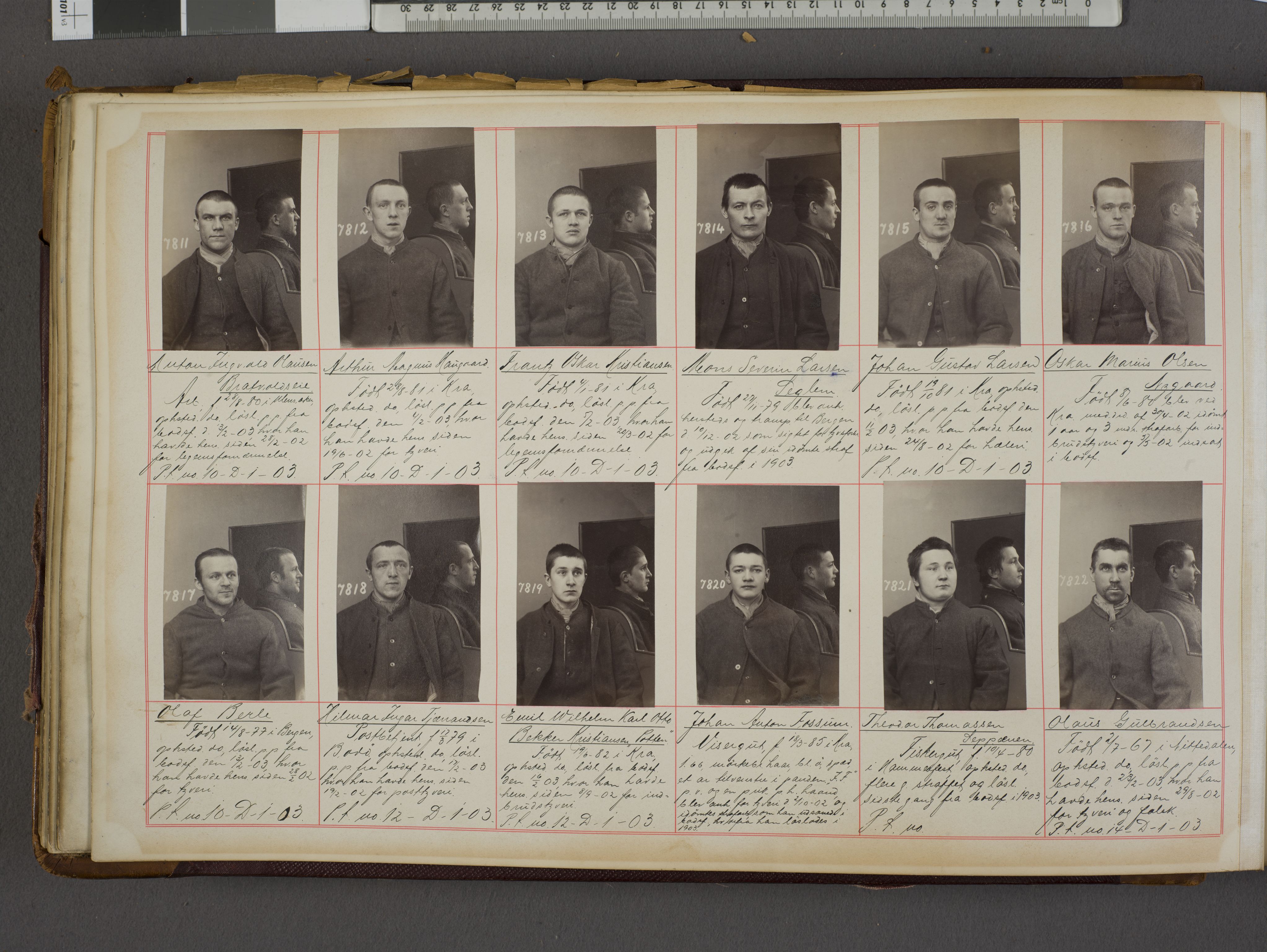 Oslo politikammer, Kriminalavdelingen, AV/SAO-A-11137/U/Ua/L0008: Forbryteralbum, 1902-1904, p. 14