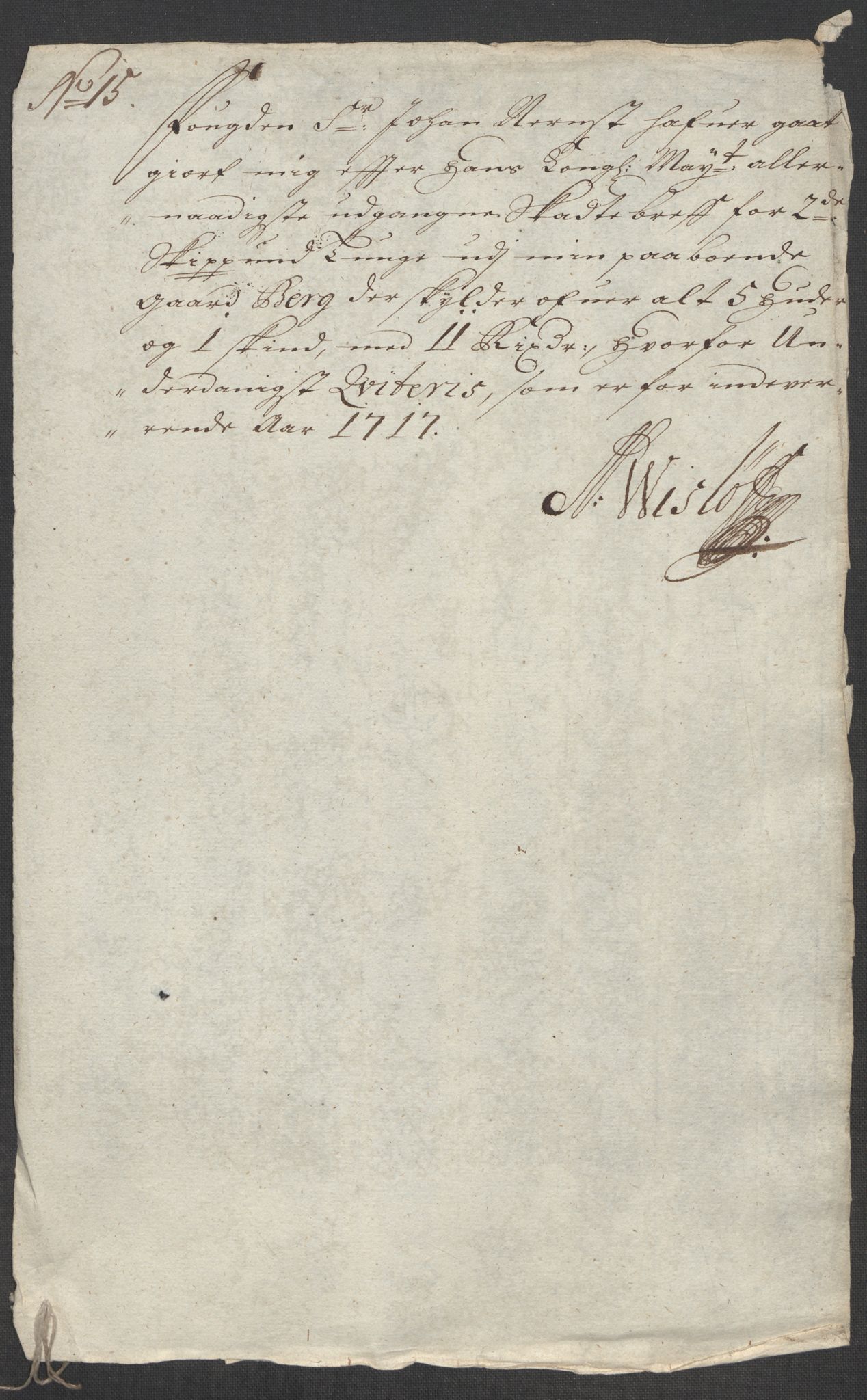 Rentekammeret inntil 1814, Reviderte regnskaper, Fogderegnskap, RA/EA-4092/R18/L1318: Fogderegnskap Hadeland, Toten og Valdres, 1717, p. 127