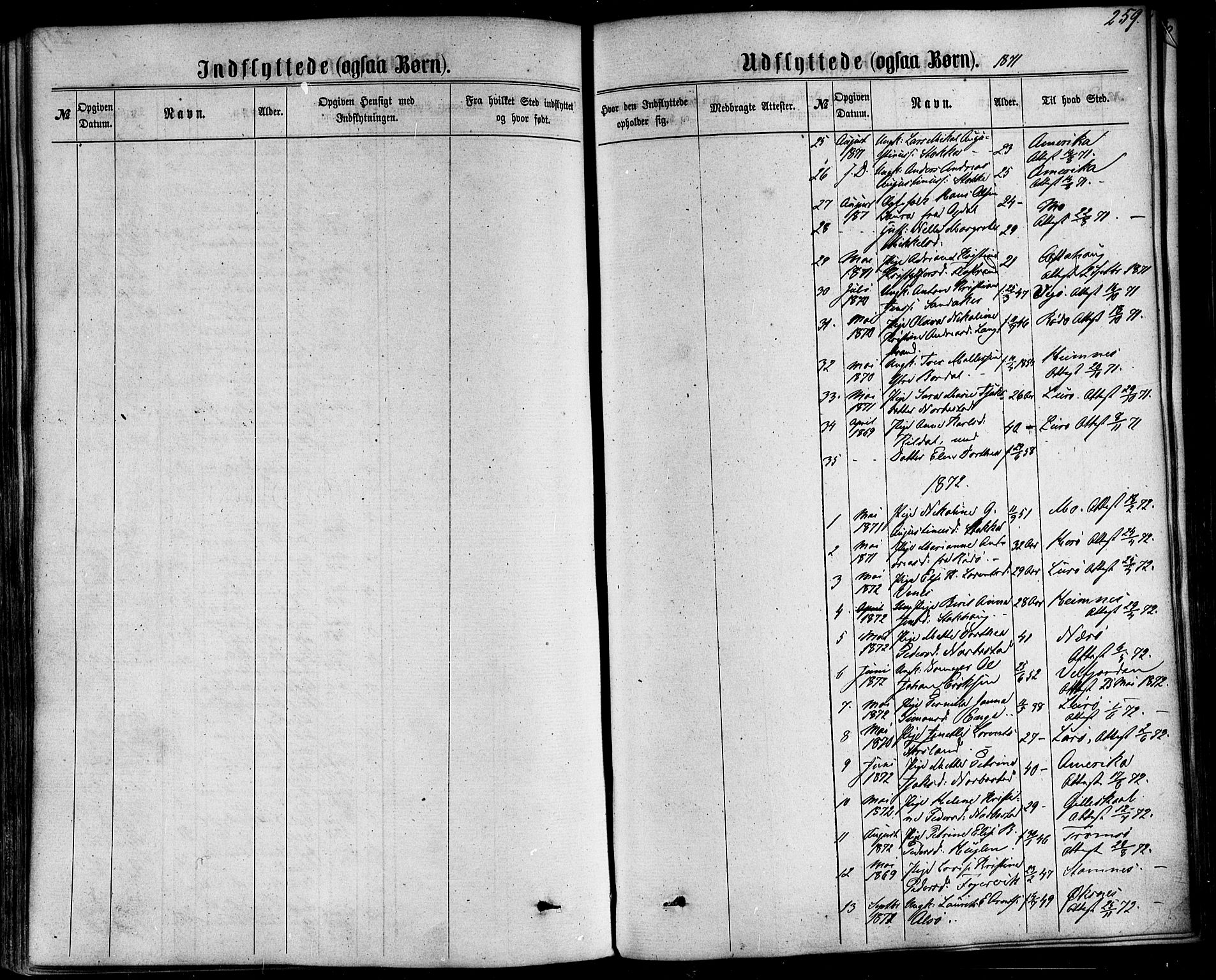 Ministerialprotokoller, klokkerbøker og fødselsregistre - Nordland, AV/SAT-A-1459/838/L0551: Parish register (official) no. 838A09, 1864-1880, p. 259