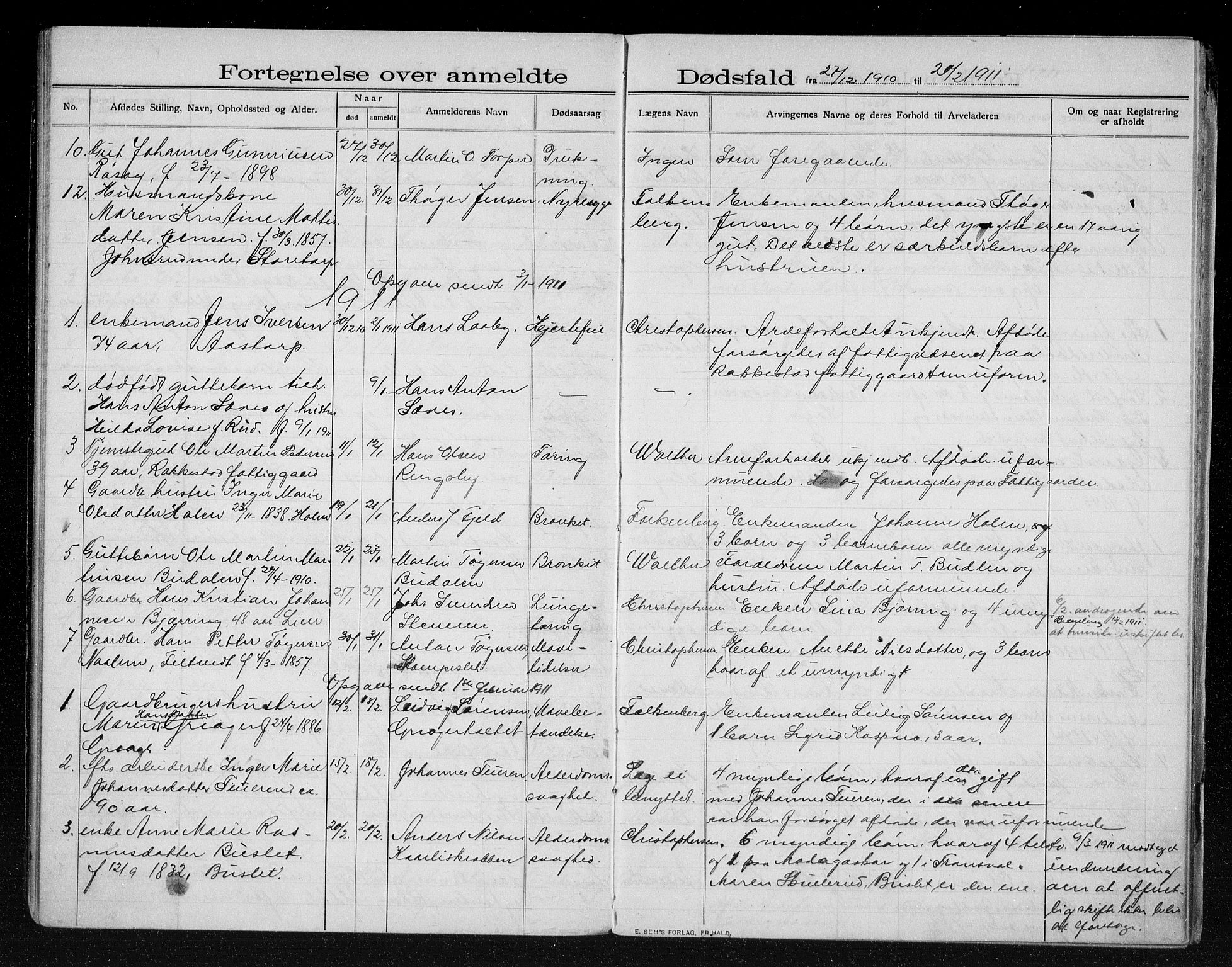 Rakkestad lensmannskontor, AV/SAO-A-10004/H/Ha/Haa/L0003: Dødsanmeldelsesprotokoll, 1908-1919