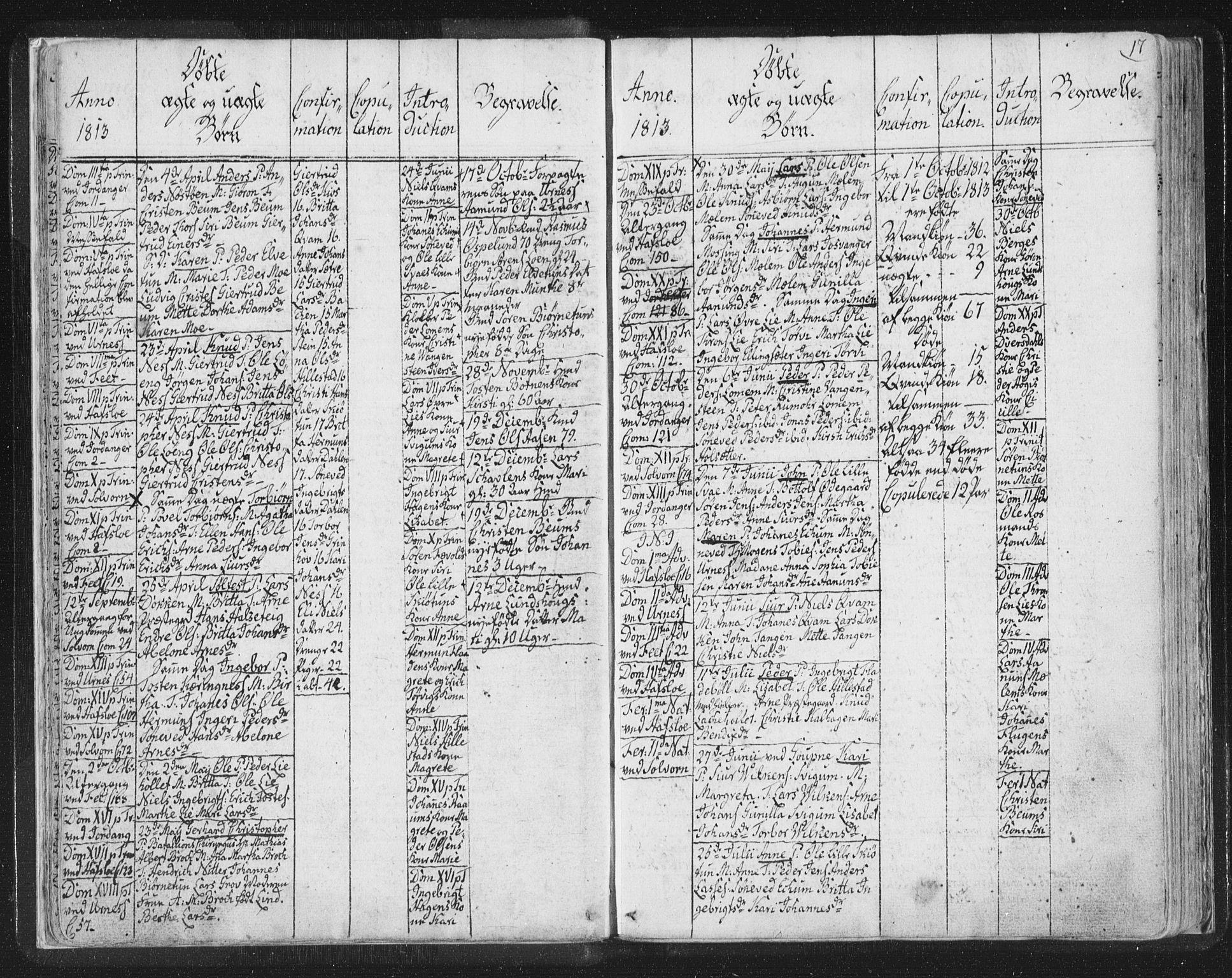 Hafslo sokneprestembete, AV/SAB-A-80301/H/Haa/Haaa/L0003: Parish register (official) no. A 3, 1807-1821, p. 17